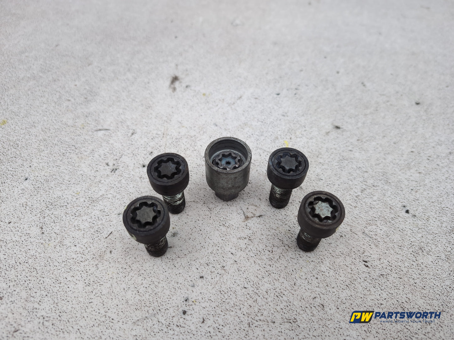 Audi A4 S Line Black Edit Tdi Quat Locking Wheel Nut Set - photo 6