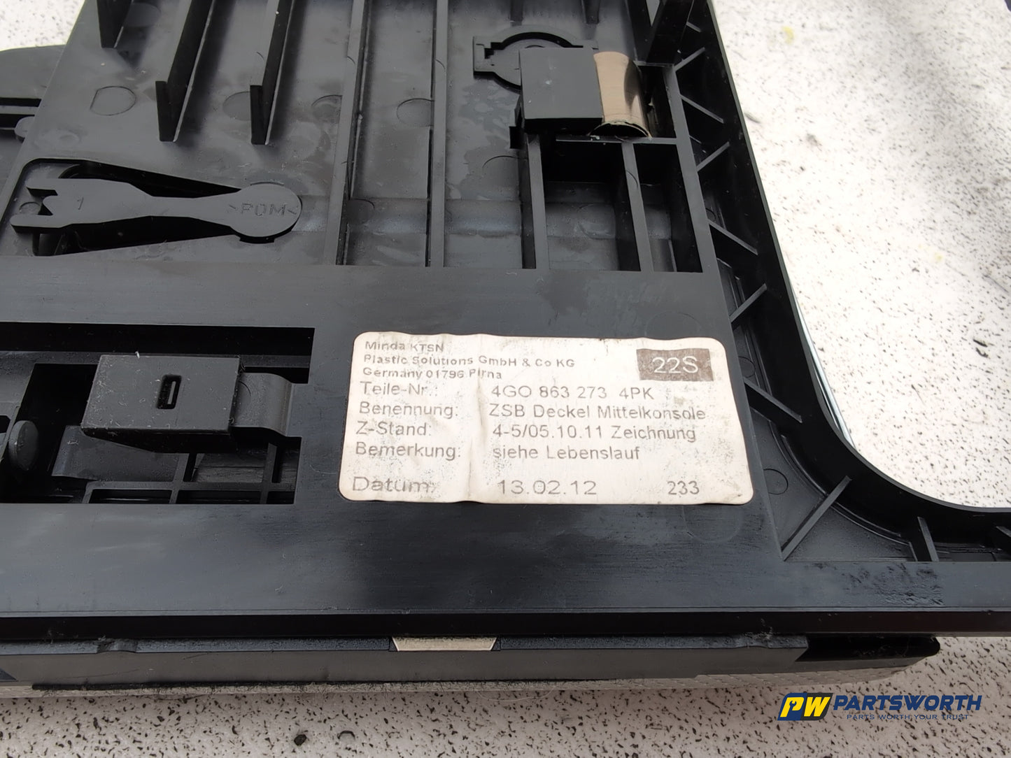 Ashtray Centre Console 6