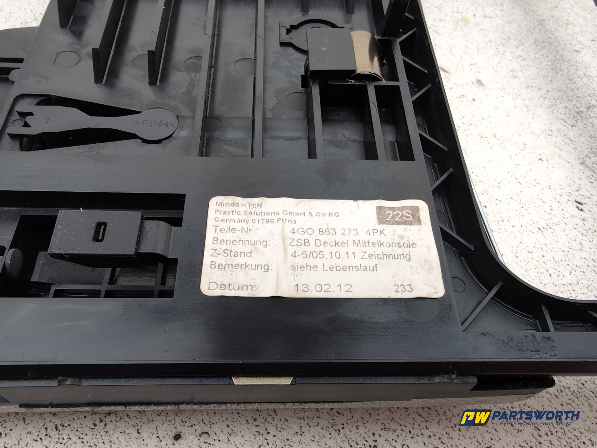 Ashtray Centre Console 6
