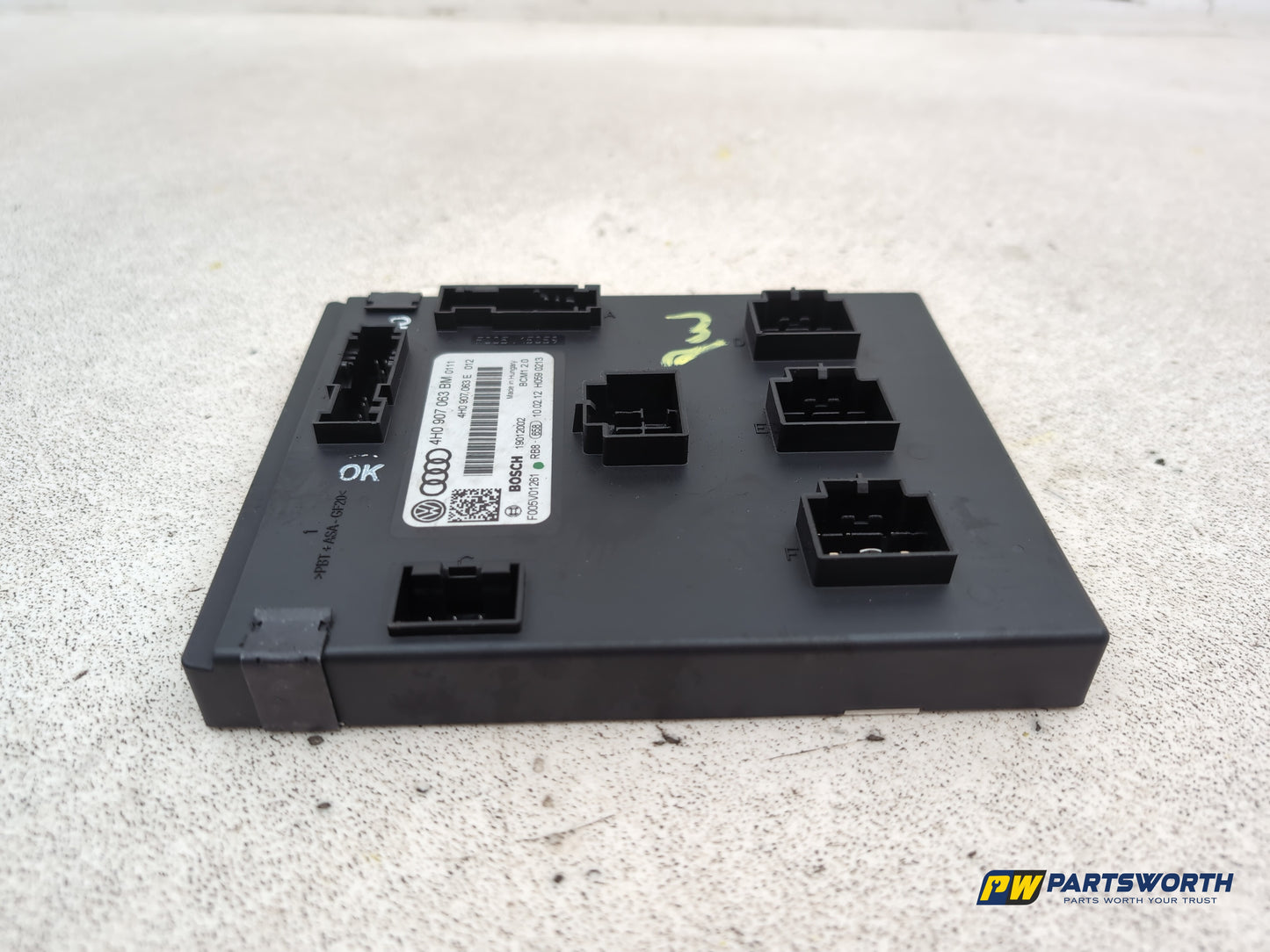 Audi A6 Se Tdi Quattro Auto Bcm Body Control Module 4h0907063 2011-2012 - photo 6