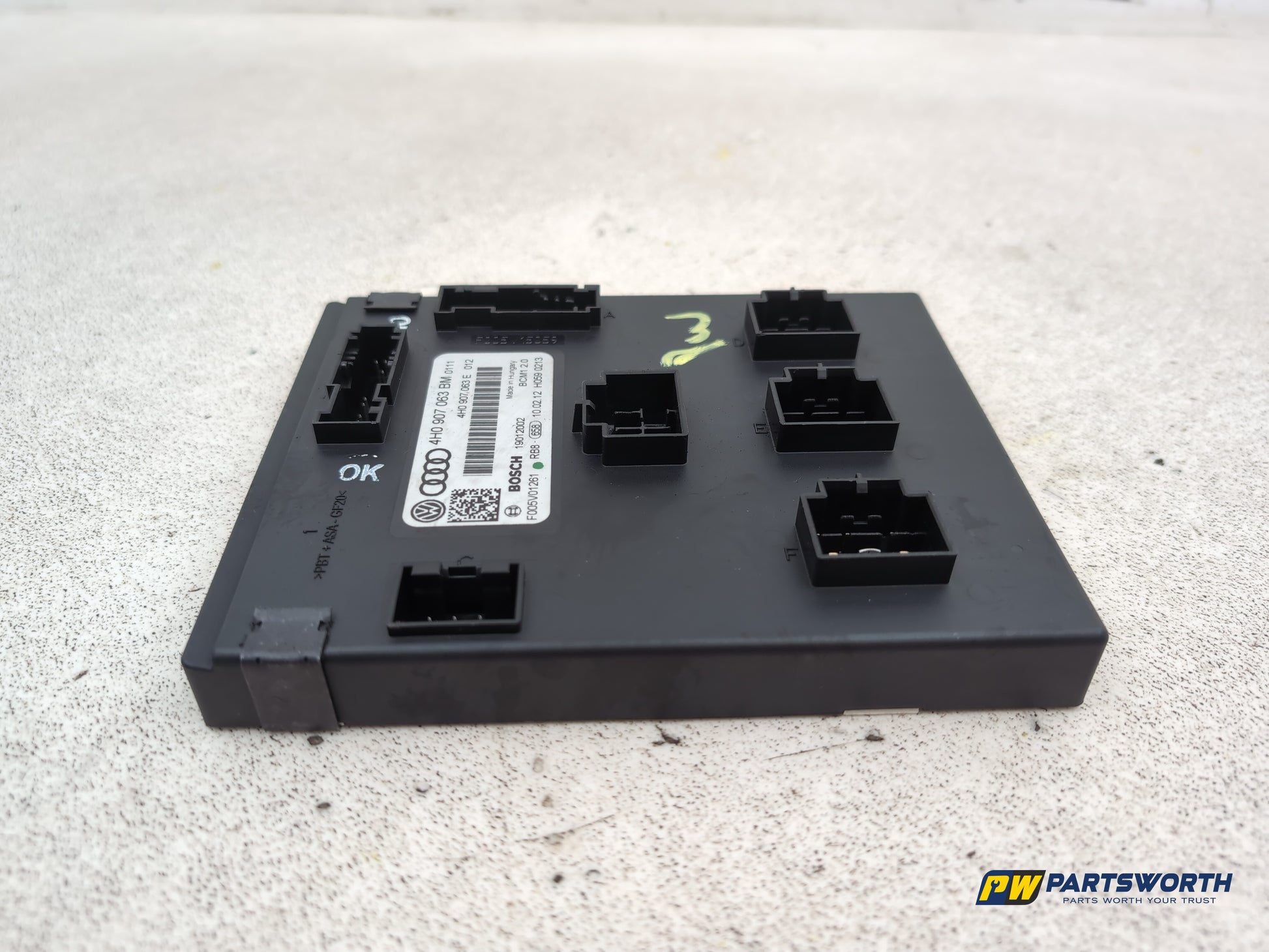 Audi A6 Se Tdi Quattro Auto Bcm Body Control Module 4h0907063 2011-2012 - photo 6