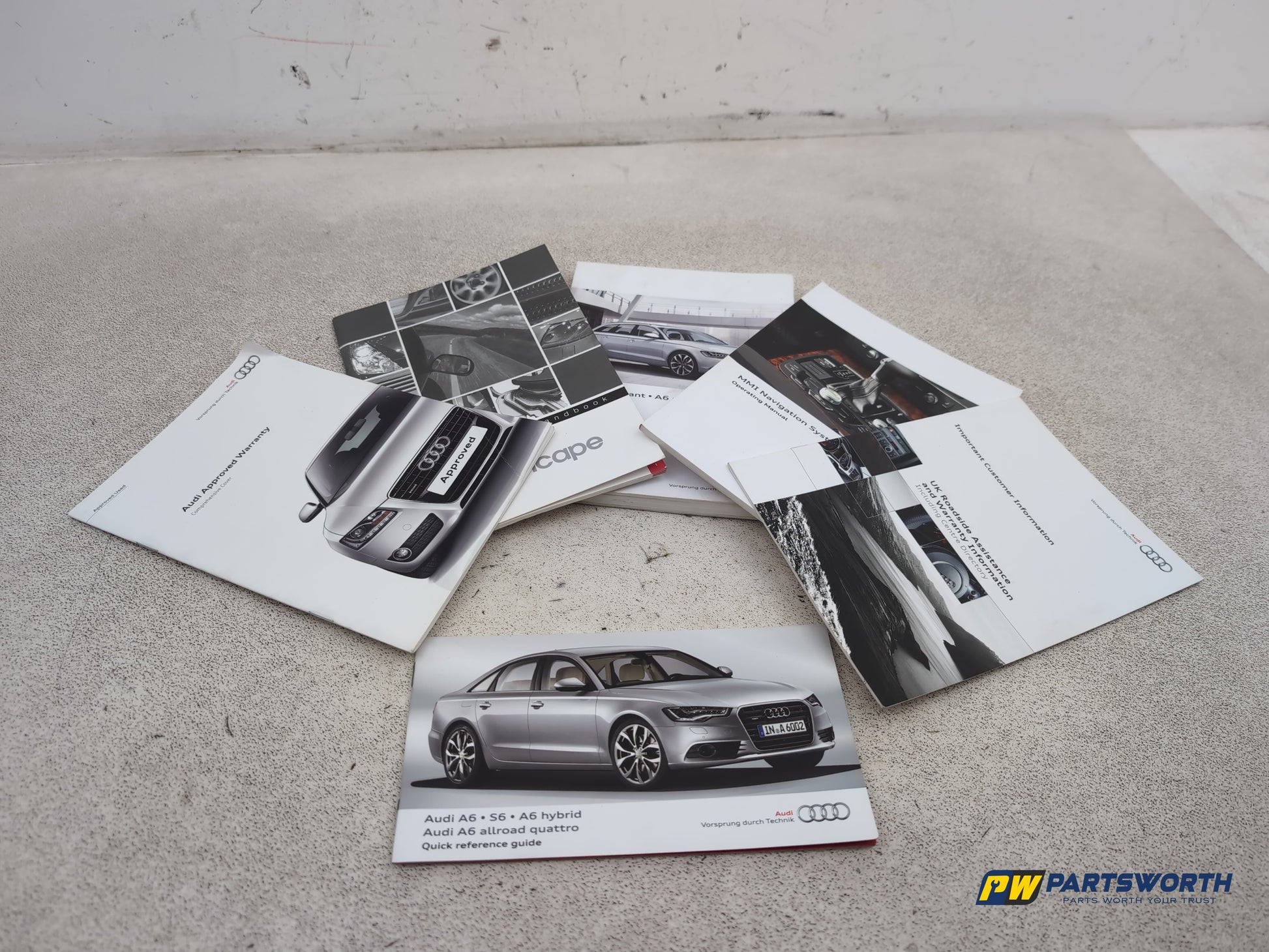 Audi A1 A2 A3 A4 A5 A6 A7 A8 Q2 Q3 Q4 Q5 Q6 Q7 Owners Handbook Document Wallet - photo 6