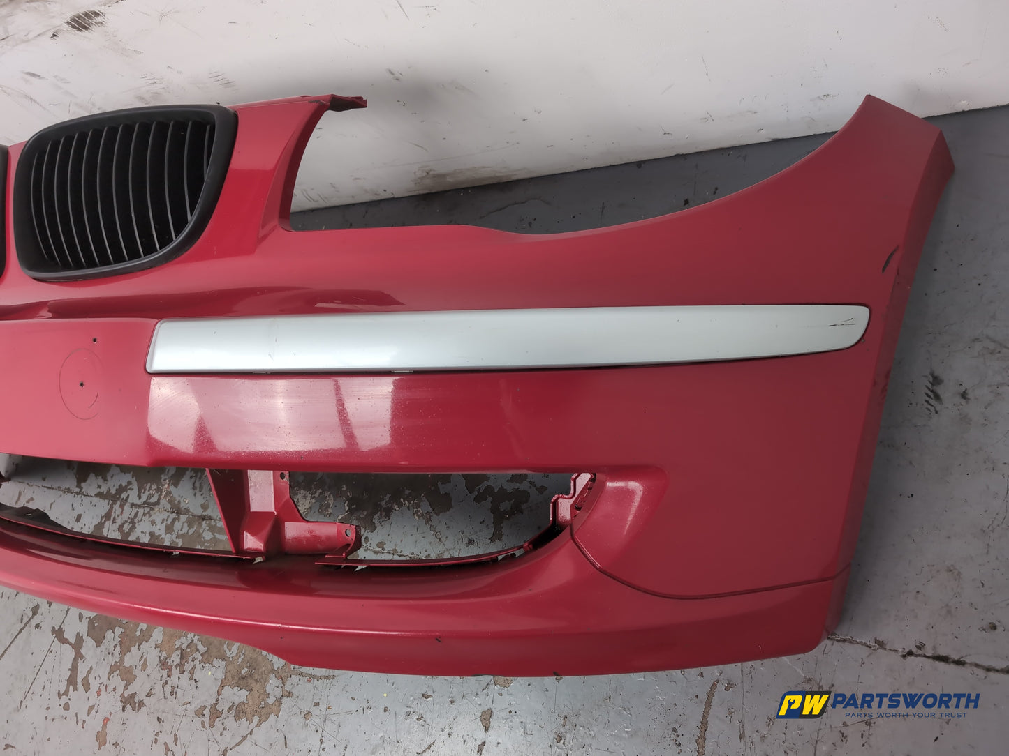Bmw 118d Se Auto Fron Bumper Red 2007-2009 - photo 8