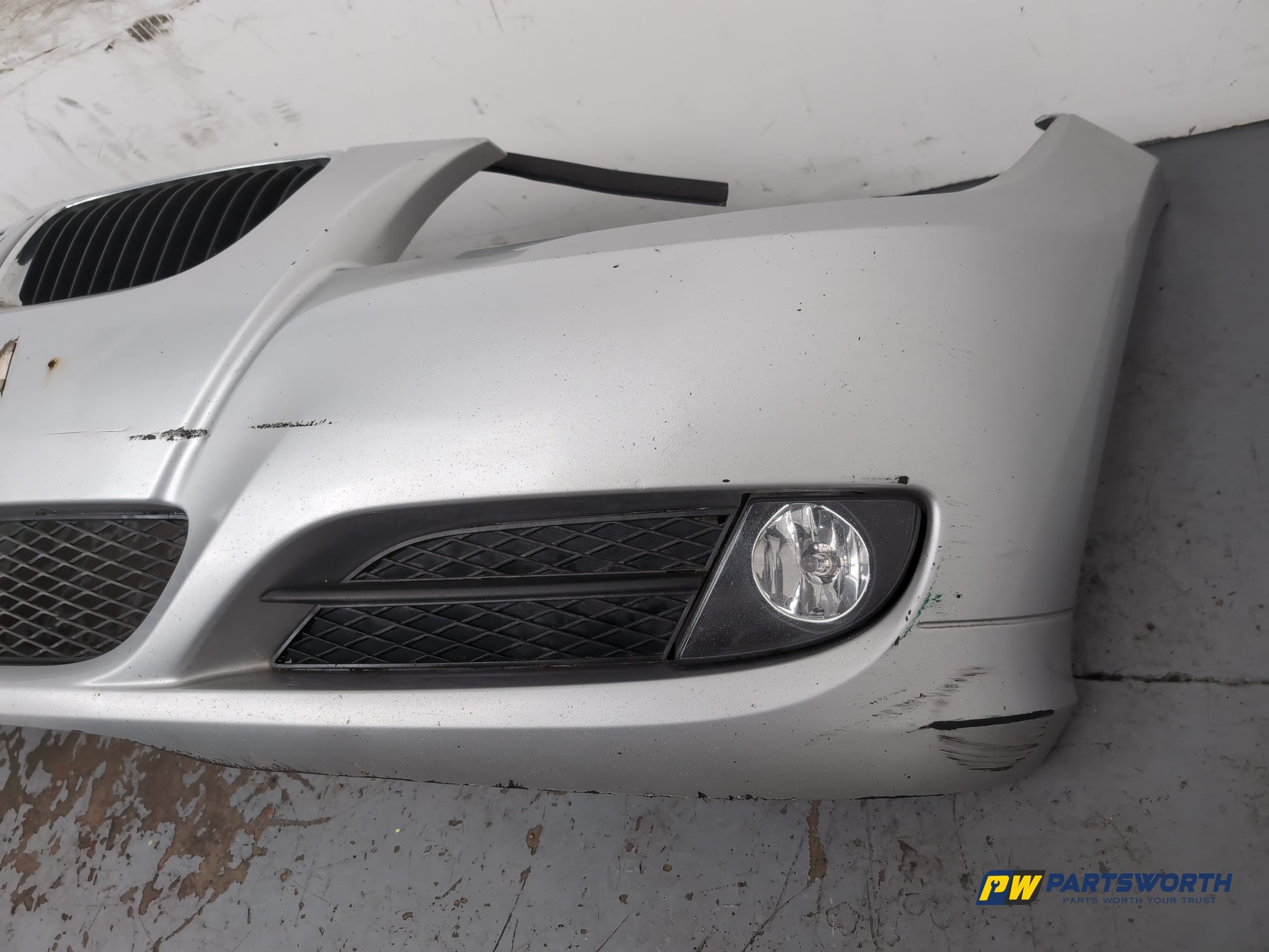Bmw 320d M Sport Auto 181 Front Bumper Silver 354 2009-2011 - photo 6