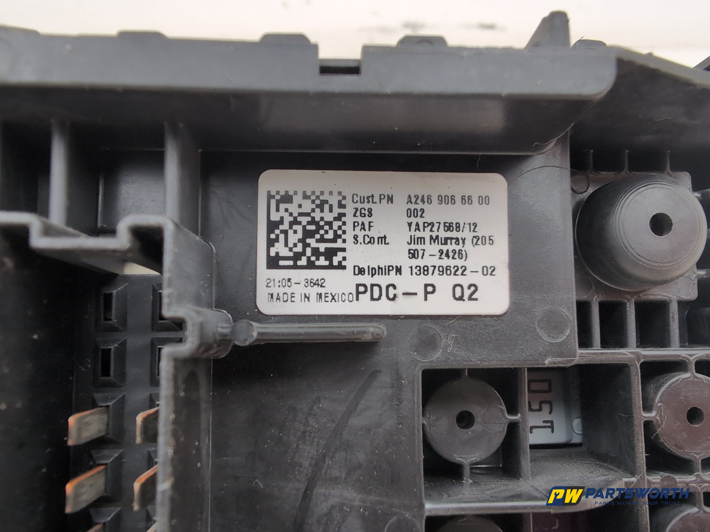 Mercedes-Benz B180 Blueefficiency Sport Fuse Relay Box Engine Bay A2469066600 - photo 6