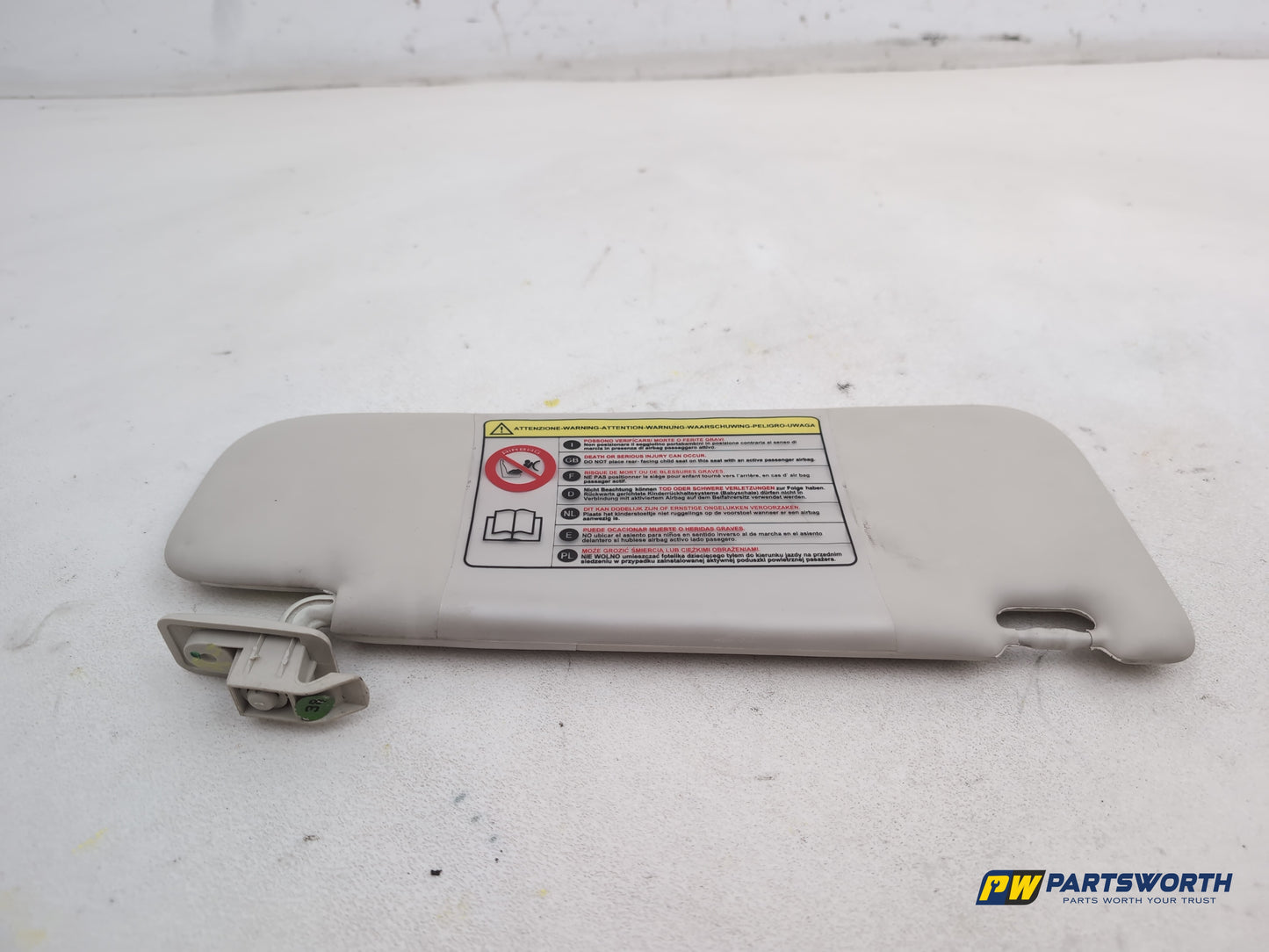 Fiat 500 Pop Sun Visor Lh Passenger Side 2007-2009 - photo 6
