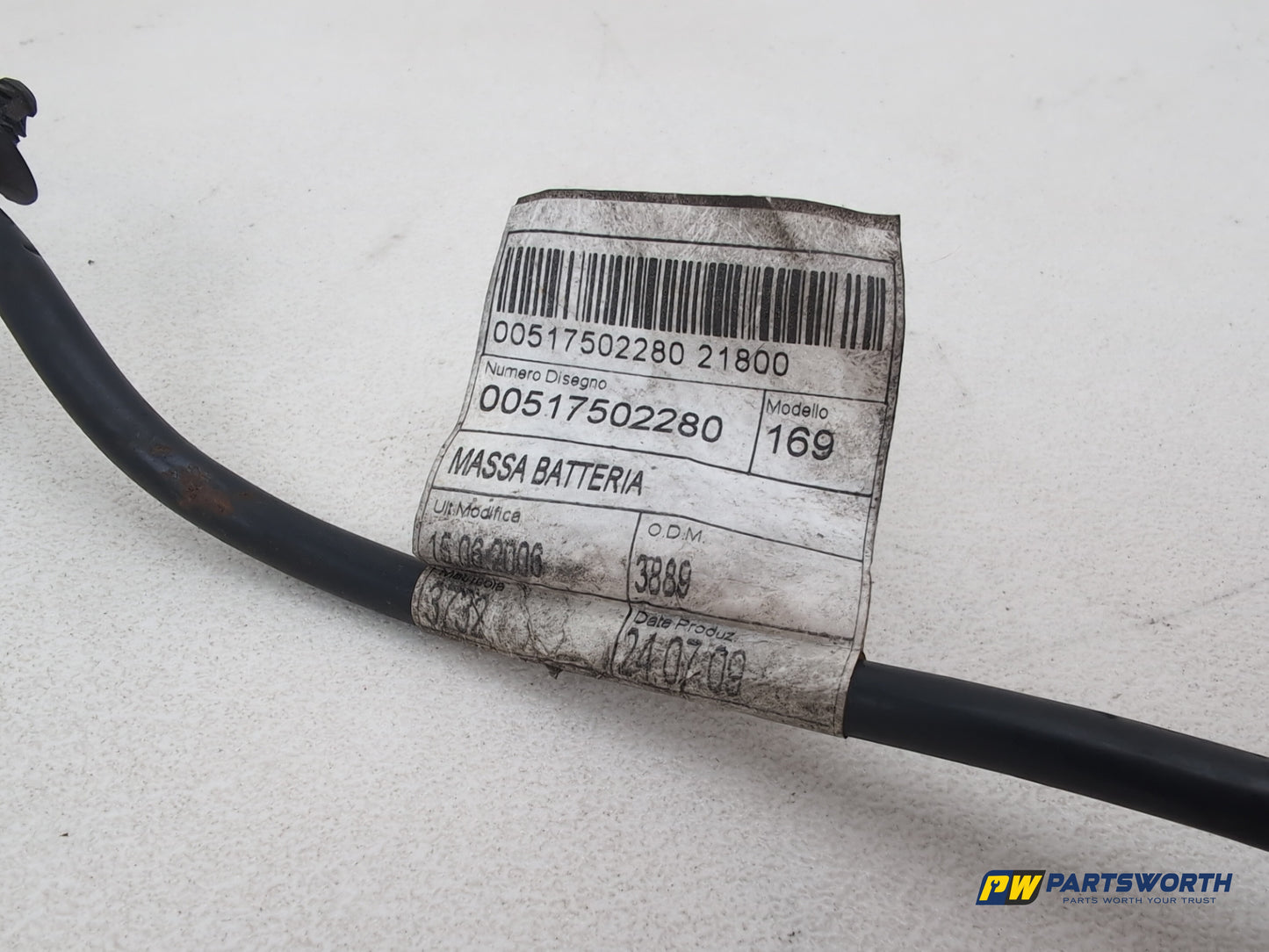 Fiat 500 Pop Negative Battery Terminal 2007-2009 - photo 6