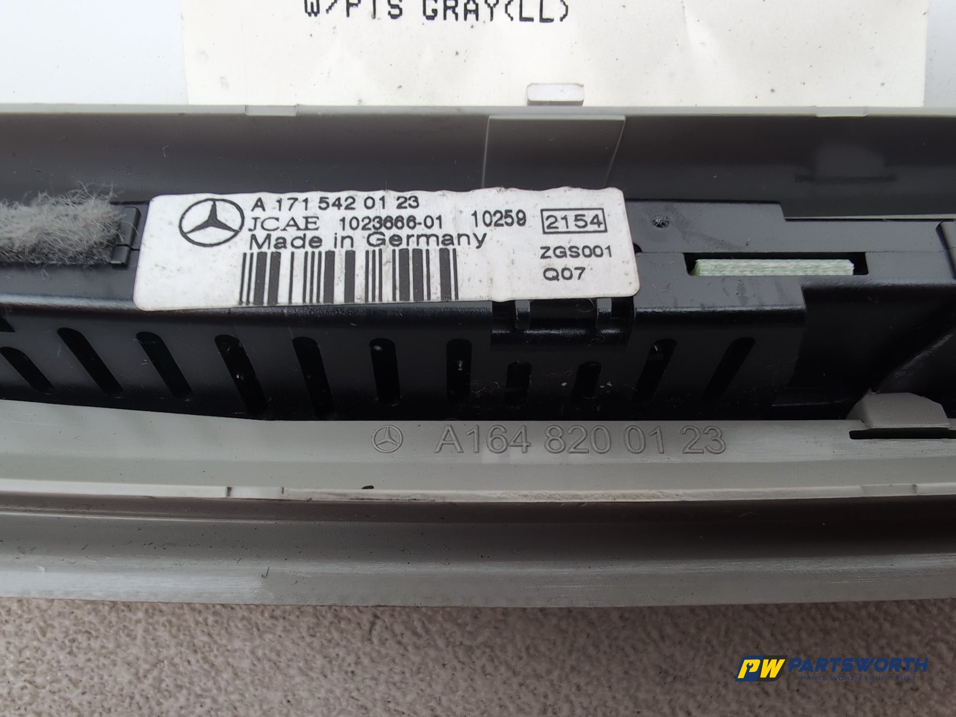 Mercedes-Benz Ml350 Spt Cdi Blueef-Cy Rear Interior Reading Light A1648200123 - photo 6