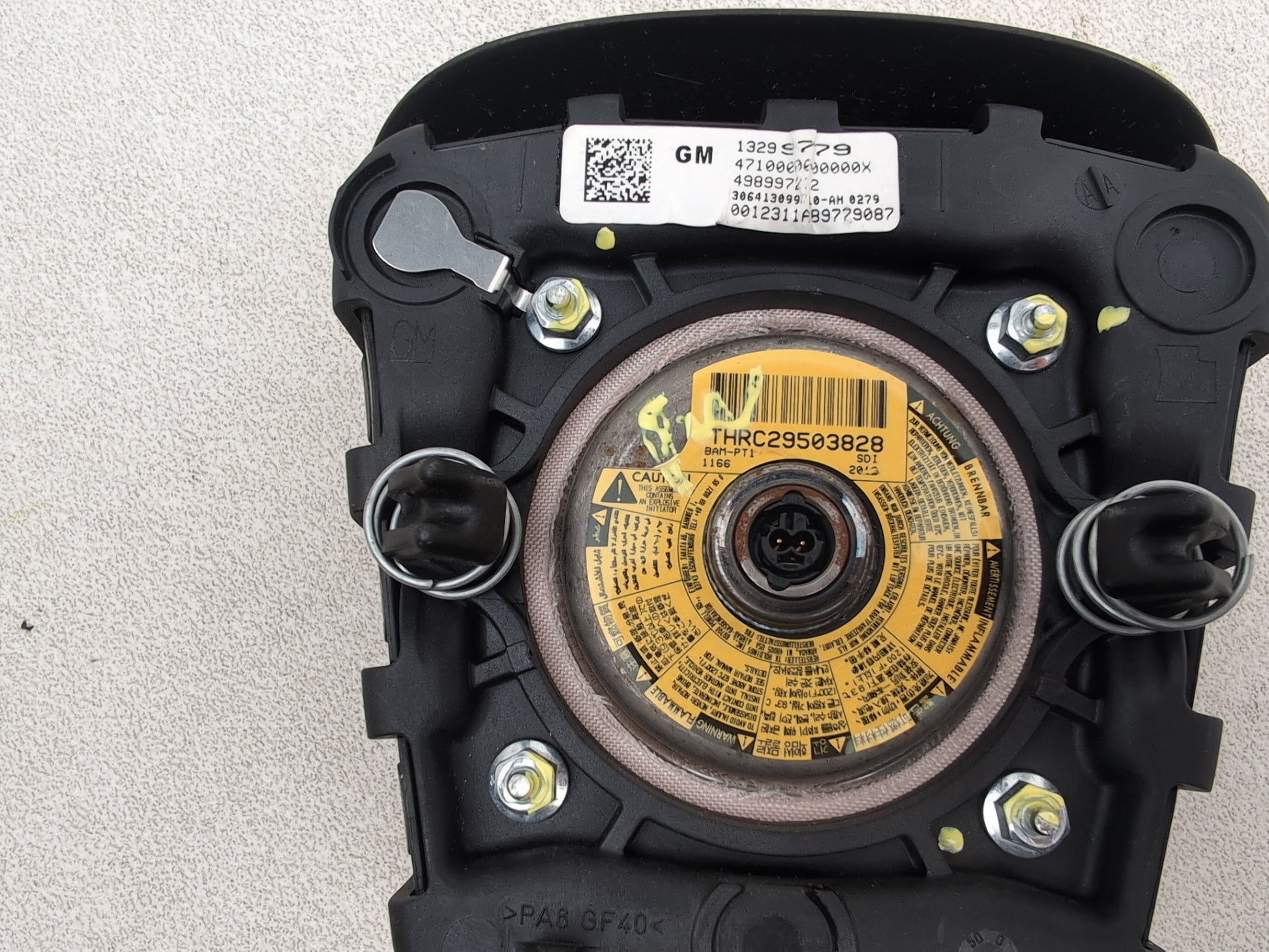 Steering Wheel Airbag Cover 6