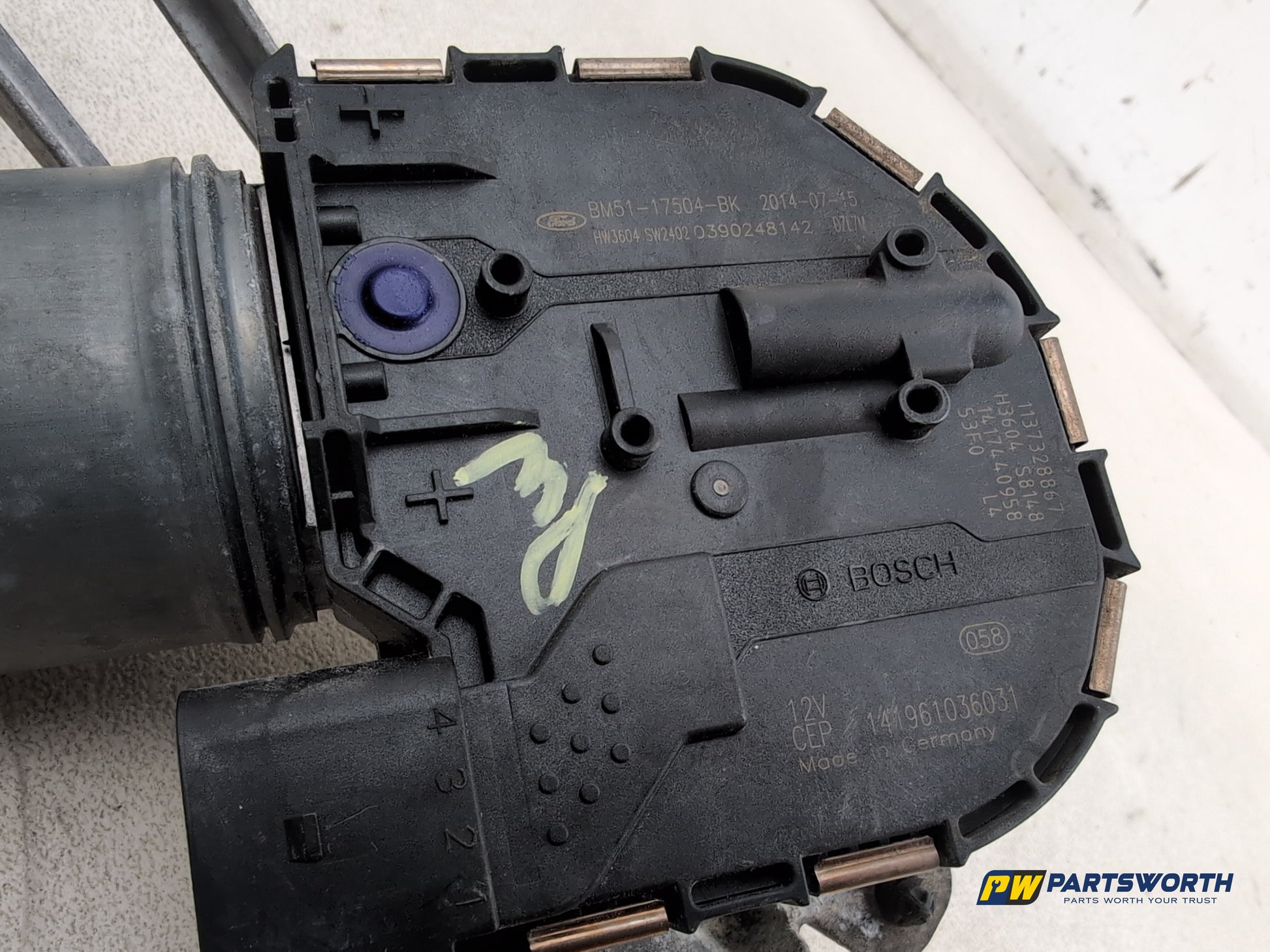 Ford Focus Zetec Turbo Wper Motor Front Rh Driver Side Bm5117k484b 2011-2018 - photo 6
