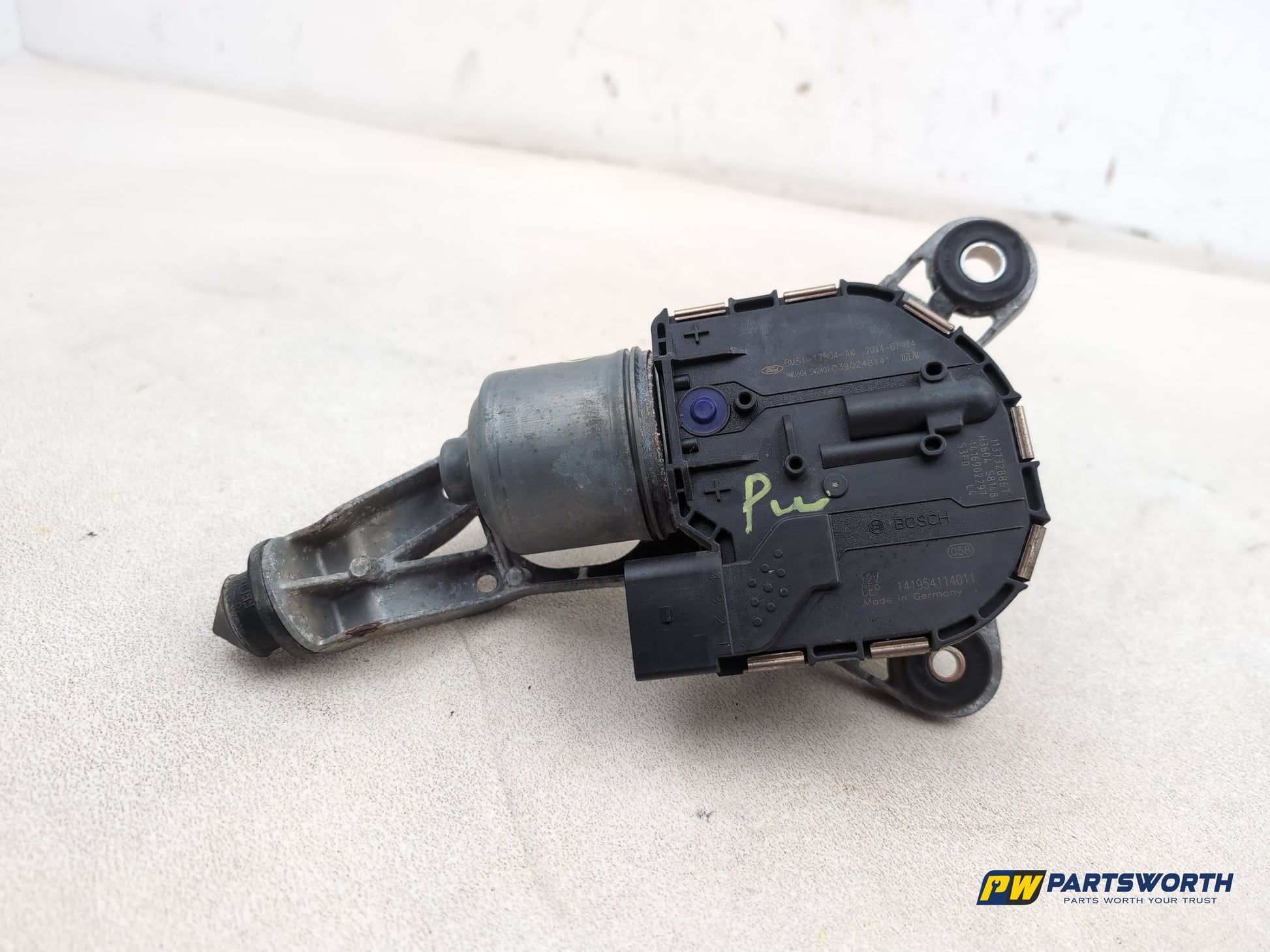 Ford Focus Zetec Turbo Wiper Motor Front Lh Passenger Side Bm5117k484a 2011-2018 - photo 6