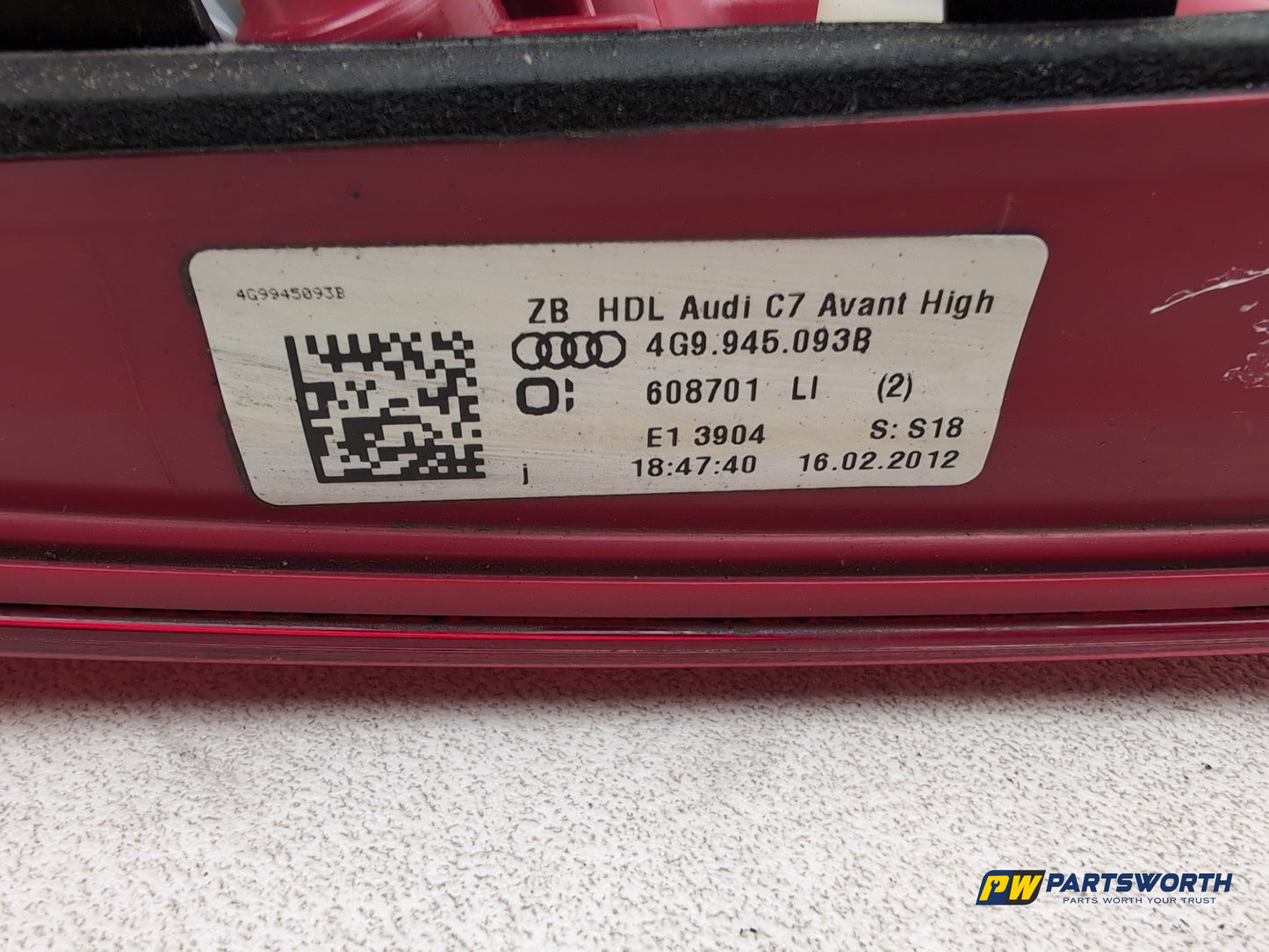 Audi A6 Se Tdi Quattro Auto Tail Light Rear Inner Left Passenger Side 4g9945093b - photo 6
