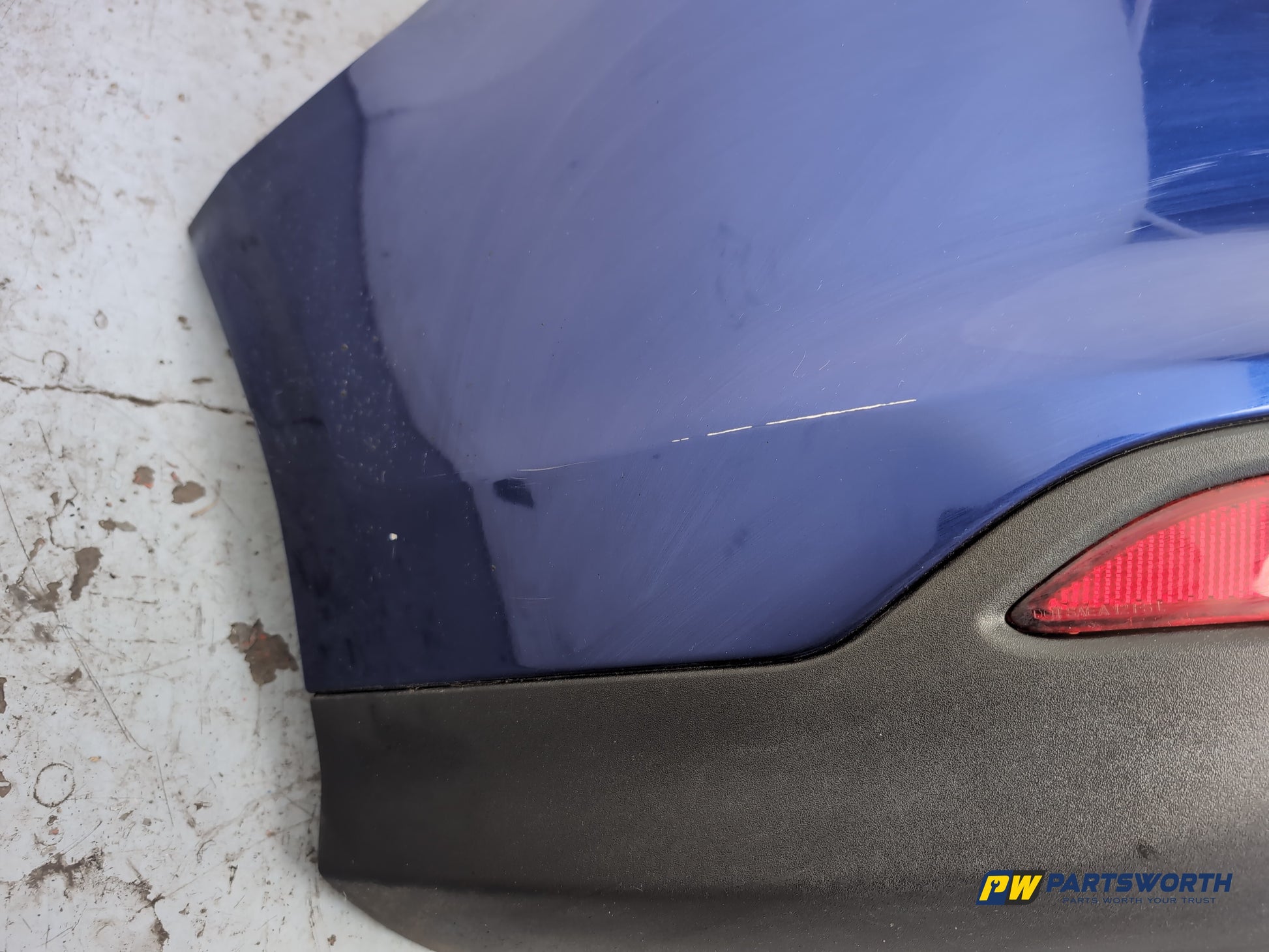 Ford Focus Zetec Turbo Rear Bumper Deep Impact Blue Dcwewha 2014-2018 - photo 6