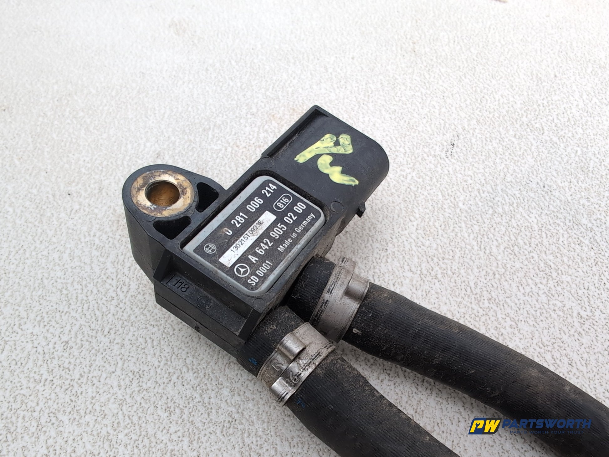 Mercedes-Benz Ml350 Spt Cdi Blueef-Cy Dpf Pressure Sensor A6429050200 2009-2011 - photo 6