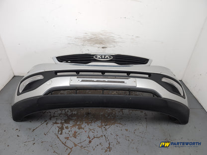 Kia Sportage 3 Sat Nav Crdi Front Bumper Silver 9s 2010-2013 - photo 6