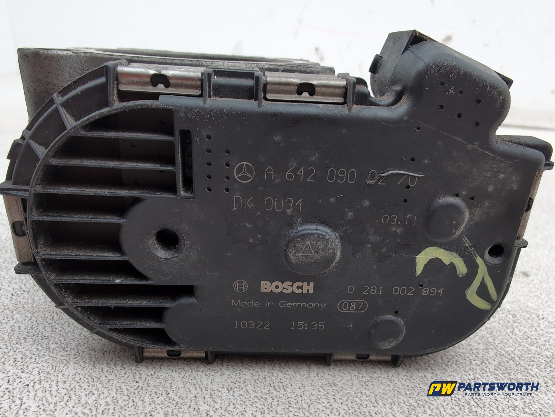Mercedes-Benz Ml300 Sport Cdi Blue-Cy A Throttle Body A6420900270 2009-2011 - photo 6