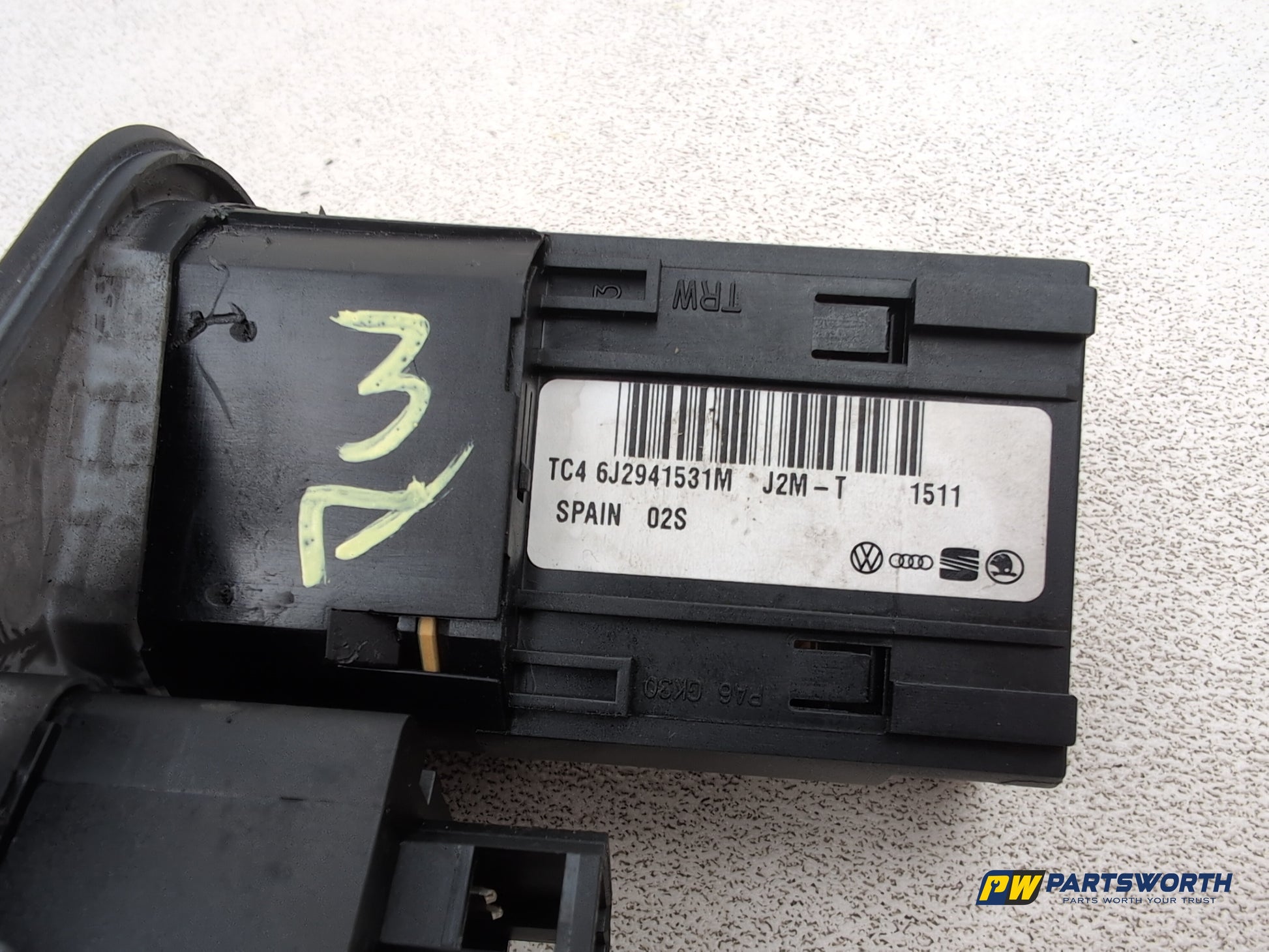 Seat Ibiza Sportrider Headlamp Switch 6j2941531m 2010-2011 - photo 6