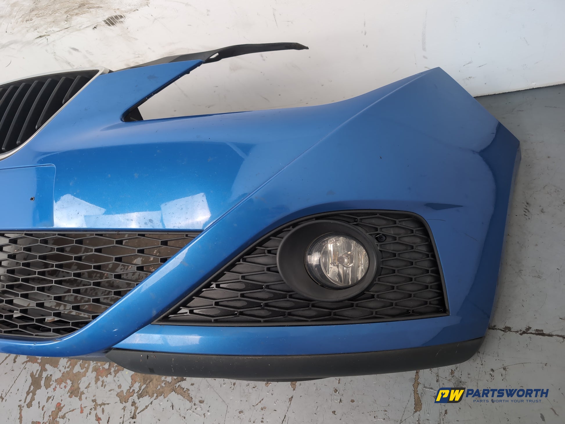 Seat Ibiza Sportrider Front Bumper Blue Lz5f 2008-2011 - photo 6