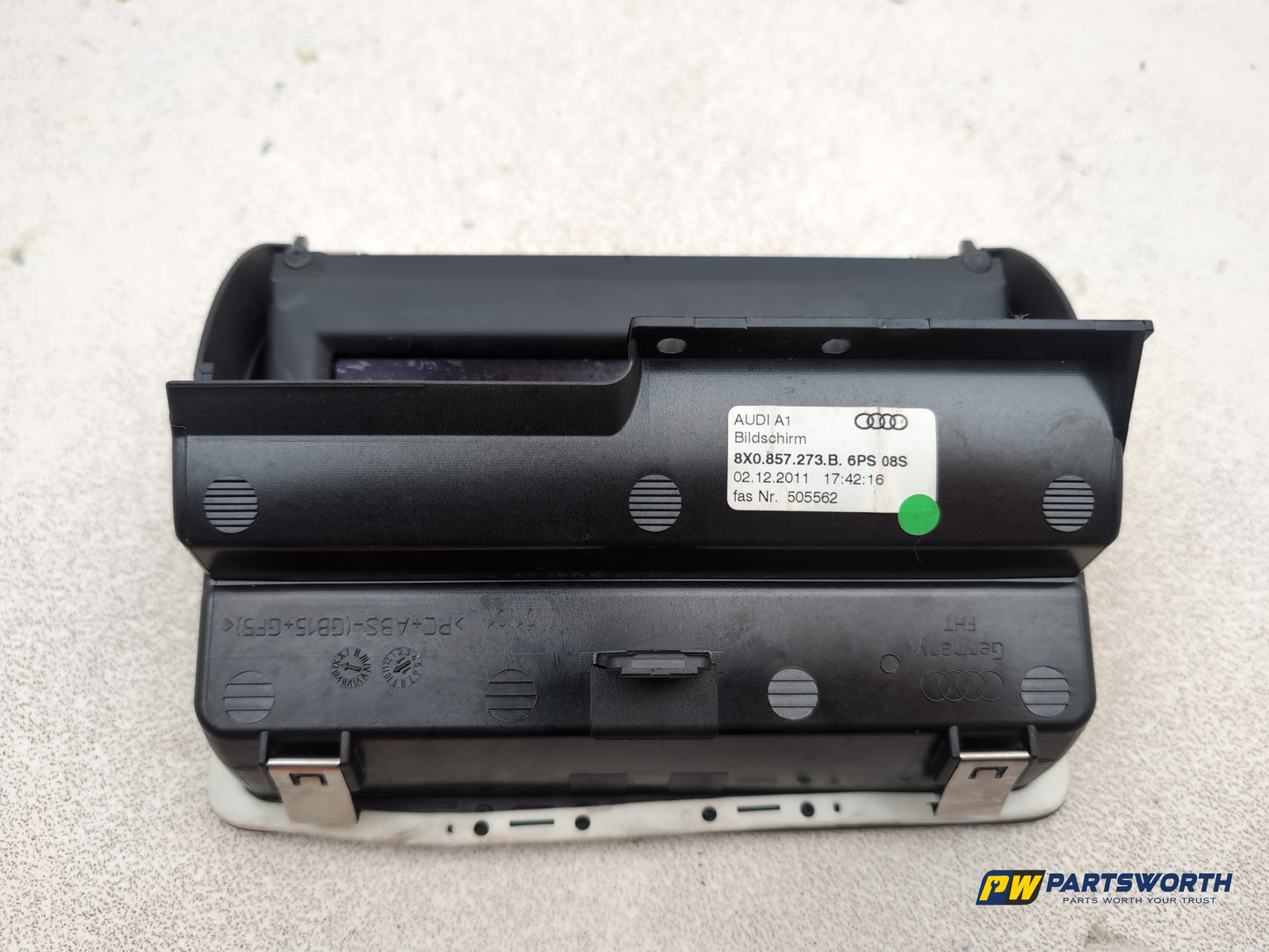 Audi A1 Contrast Edition Tdi Multifunction Display Screen 8x0857273b 2010-2012 - photo 6