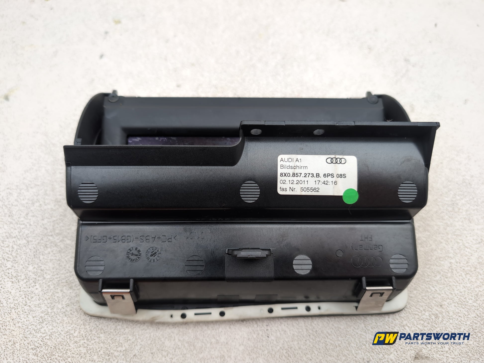 Audi A1 Contrast Edition Tdi Multifunction Display Screen 8x0857273b 2010-2012 - photo 6