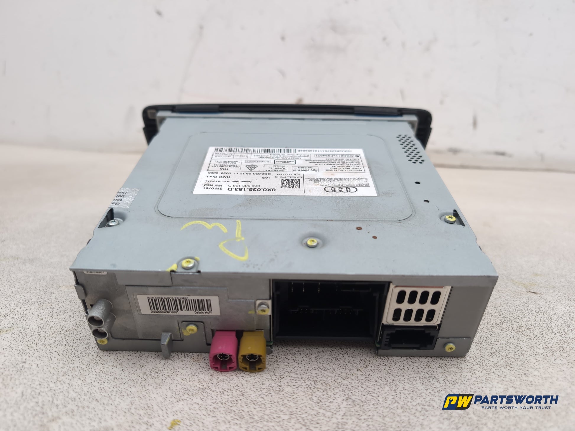 Audi A1 Contrast Edition Tdi Stereo Radio Cd Player Head Unit 8x0035183d - photo 6