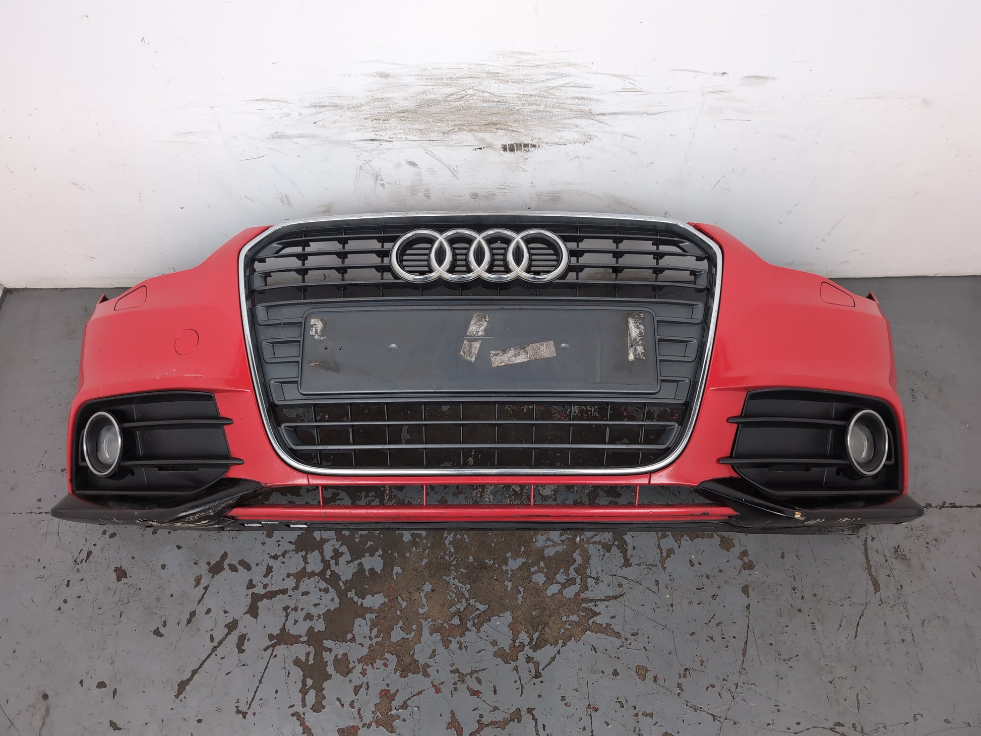 Audi A1 Contrast Edition Tdi Hatchback Front Bumper Red Lz3m 2010-2012 - photo 6
