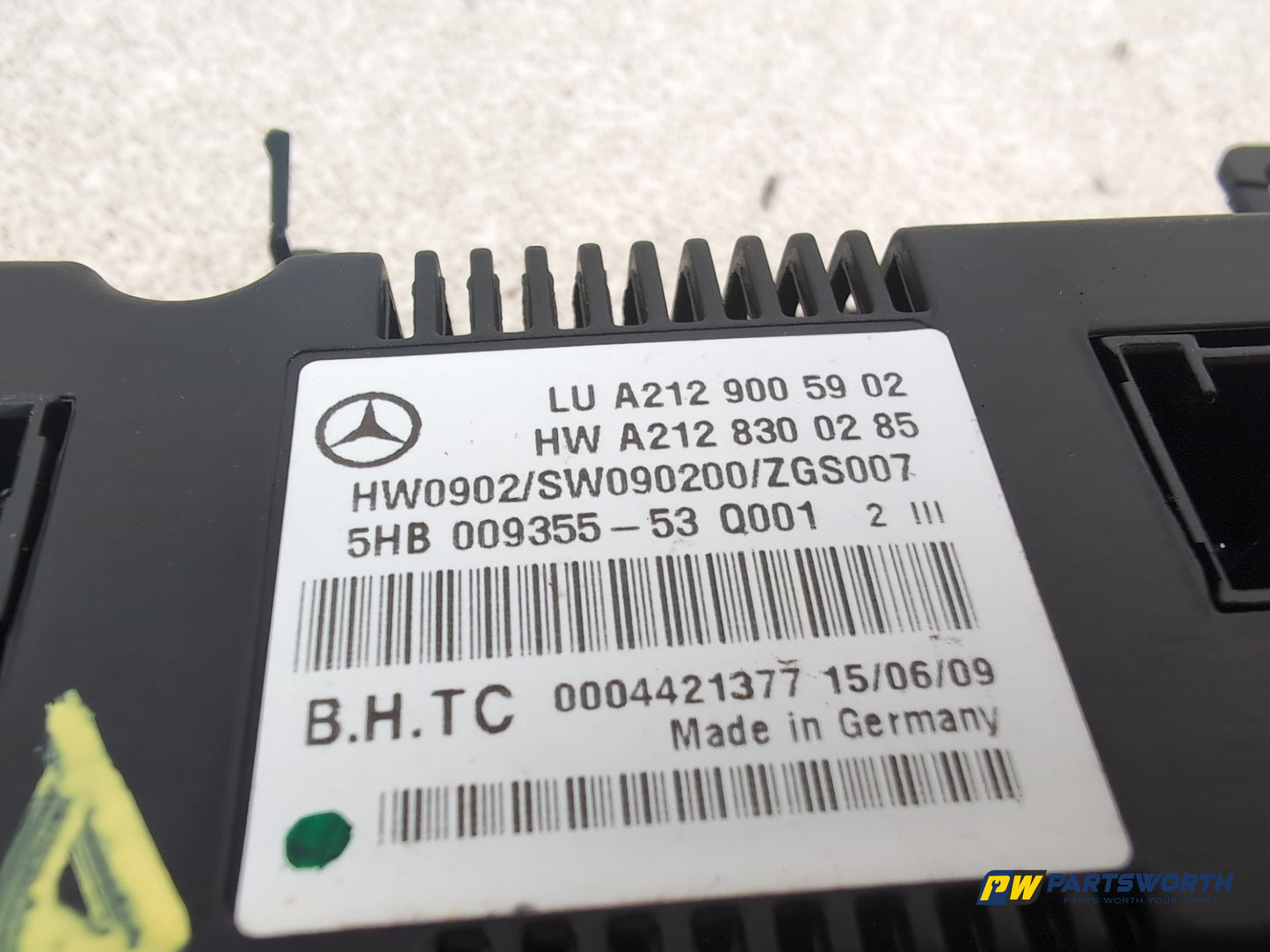 Mercedes-Benz E220 E-Class W212 Heater Control Assembly A2129005902 2009-2016 - photo 6