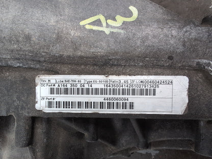 Mercedes-Benz Ml350 Spt Cdi Blueef-Cy Differential Rear A1643500414 2009-2011 - photo 6