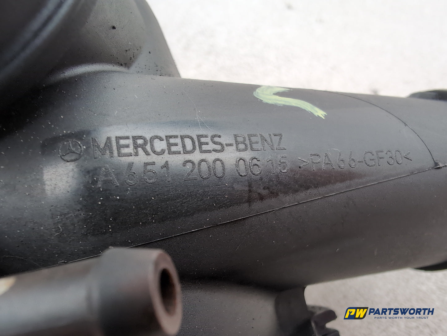 Mercedes-Benz E220 E-Class W212 Thermostat Housing A6512000615 2009-2016 - photo 6
