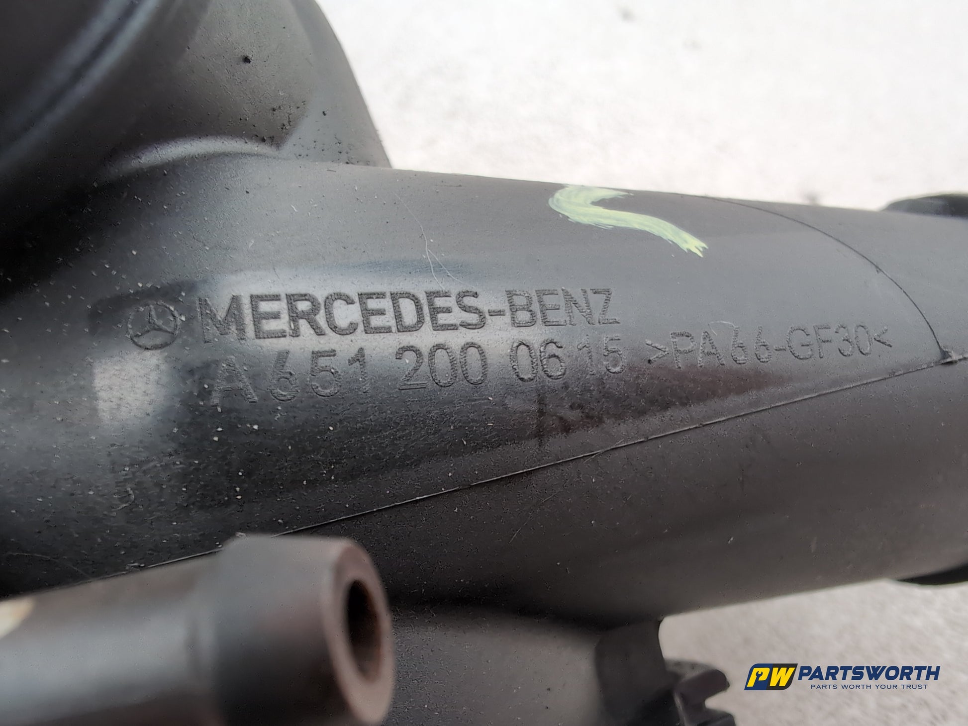 Mercedes-Benz E220 E-Class W212 Thermostat Housing A6512000615 2009-2016 - photo 6