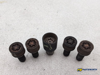 Mercedes-Benz B200 B-Class W245 Wheel Lock Nut Set B66470155 - photo 6