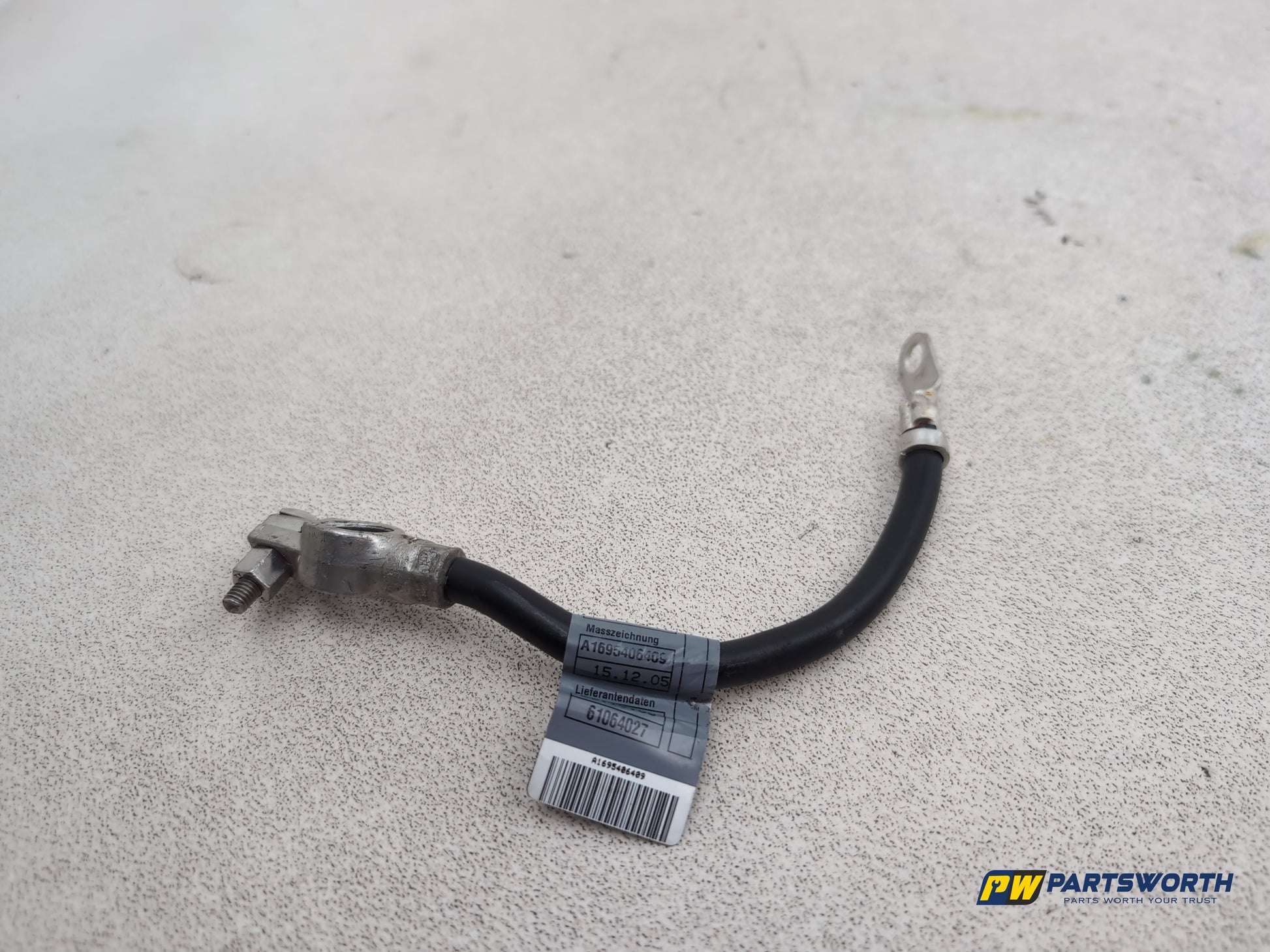 Mercedes-Benz B200 B-Class W245 Negative Battery Terminal Cable A1695406409 - photo 6