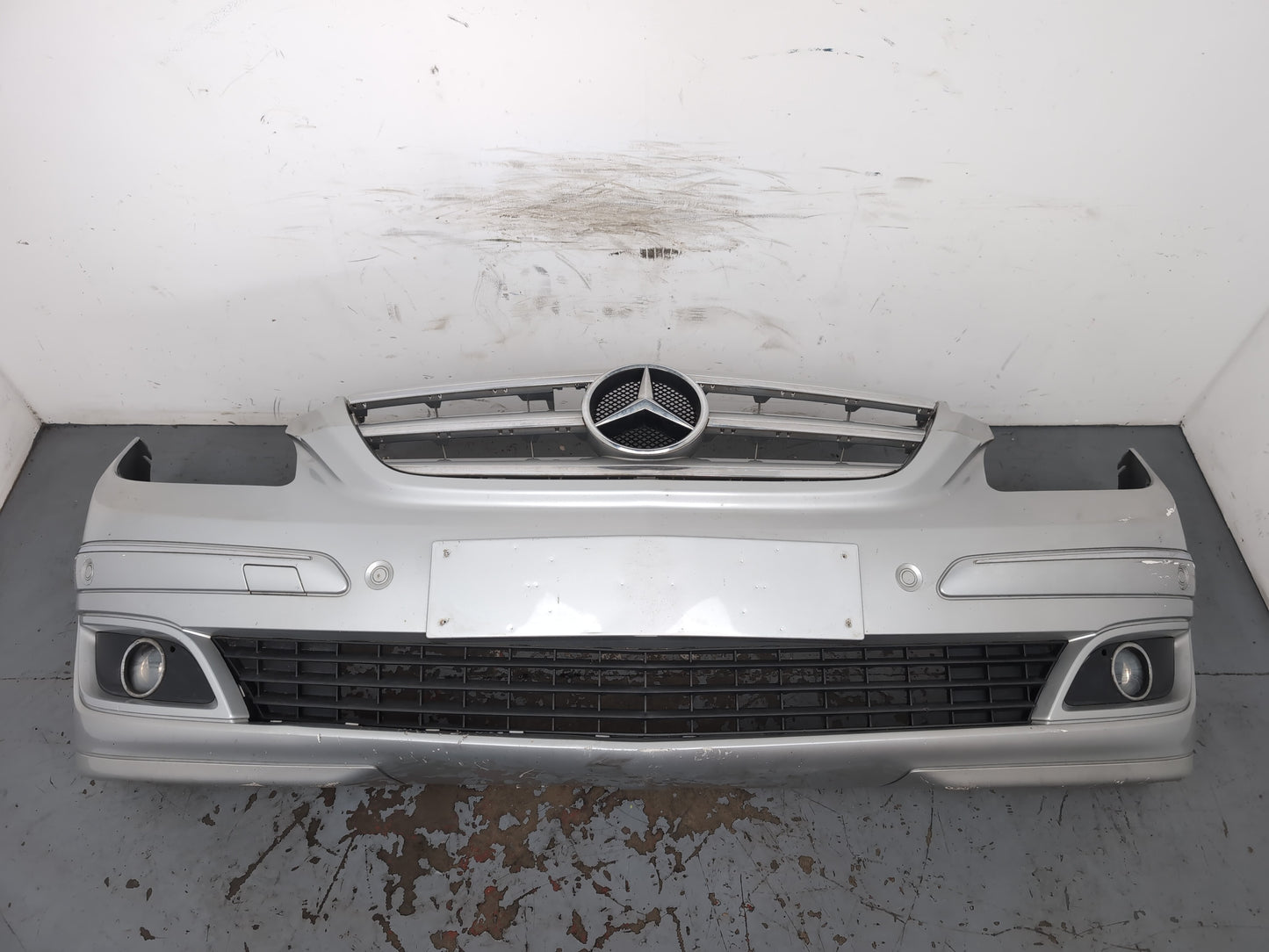 Mercedes-Benz B200 B-Class W245 Mpv Front Bumper Silver 761 2008-2011 - photo 6