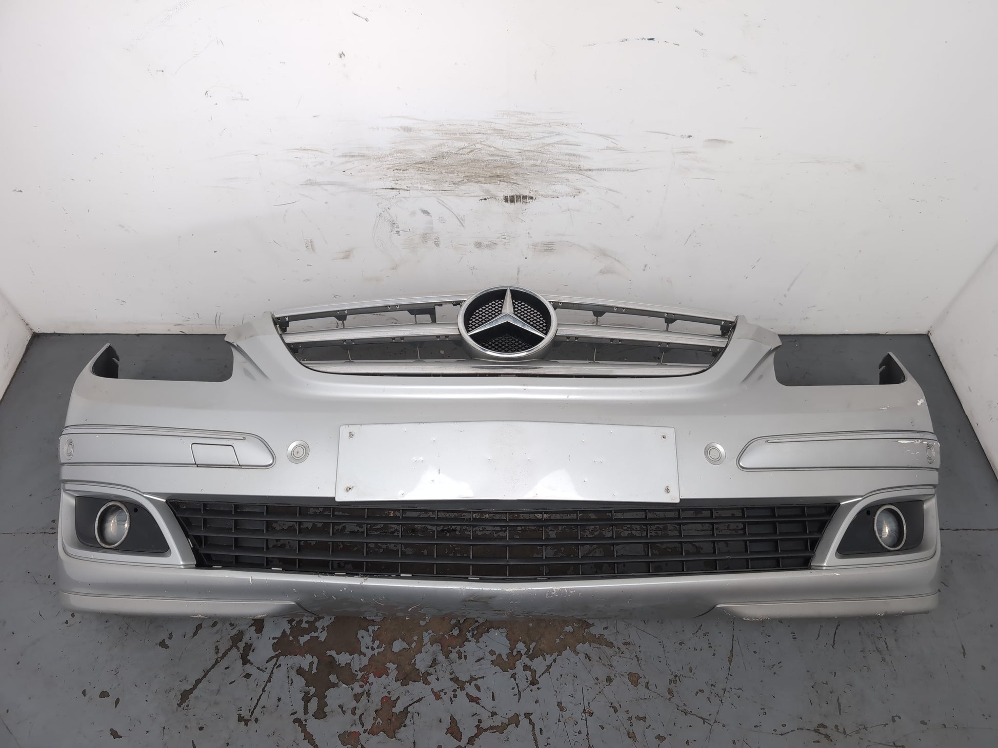 Mercedes-Benz B200 B-Class W245 Mpv Front Bumper Silver 761 2008-2011 - photo 6
