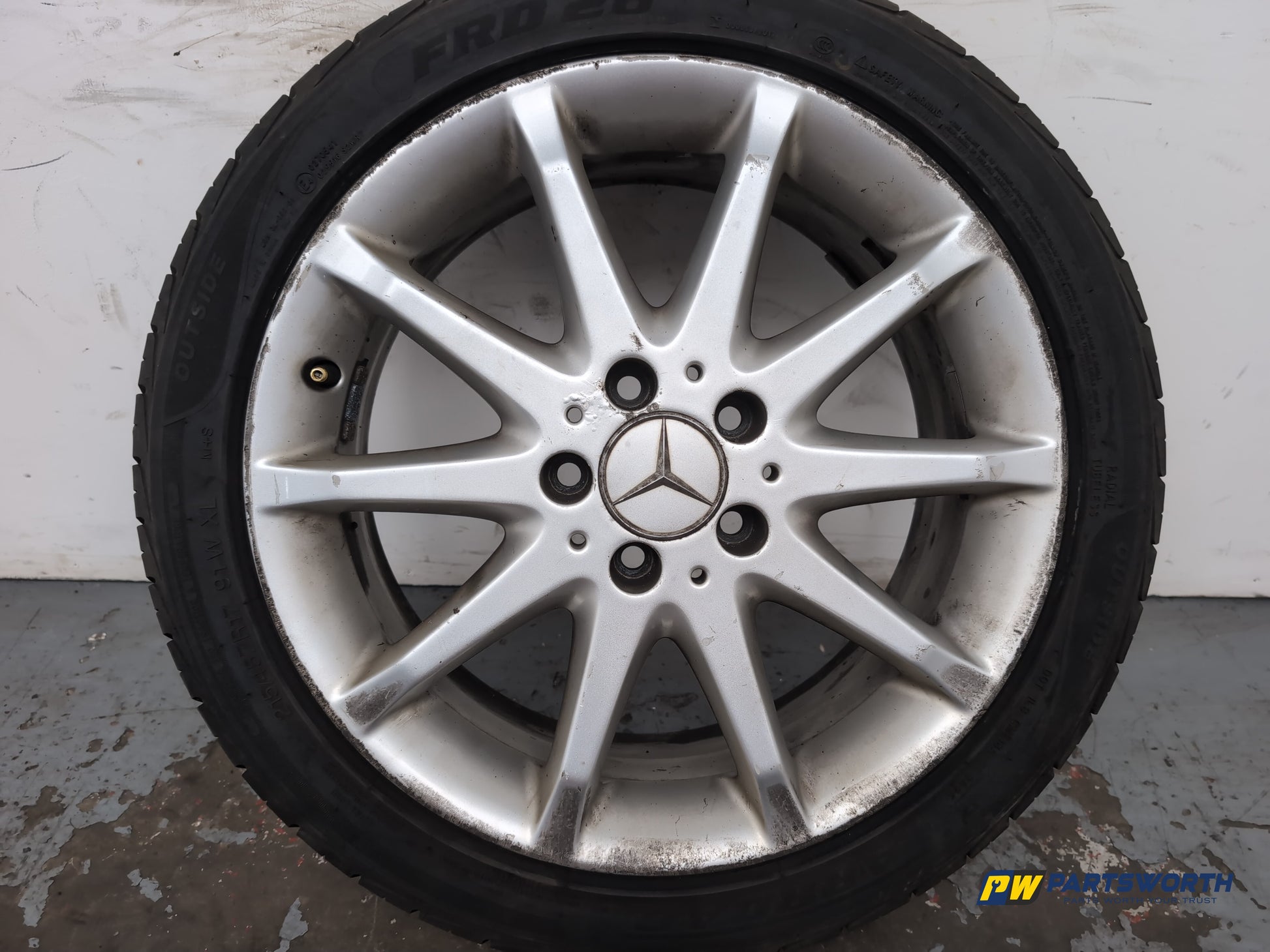 Mercedes-Benz B200 B-Class W245 Wheel With Tyre 215/45 R17 A1694010702 - photo 6