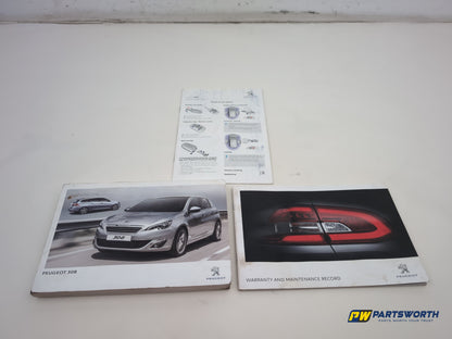 Peugeot 308 Allure Blue Hdi Owners Handbook Manual Pack And Wallet - photo 6