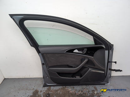 Audi A6 S Line Black Ed Saloon Door Front Lh Passenger Side Grey Lx7p 2011-2018 - photo 6