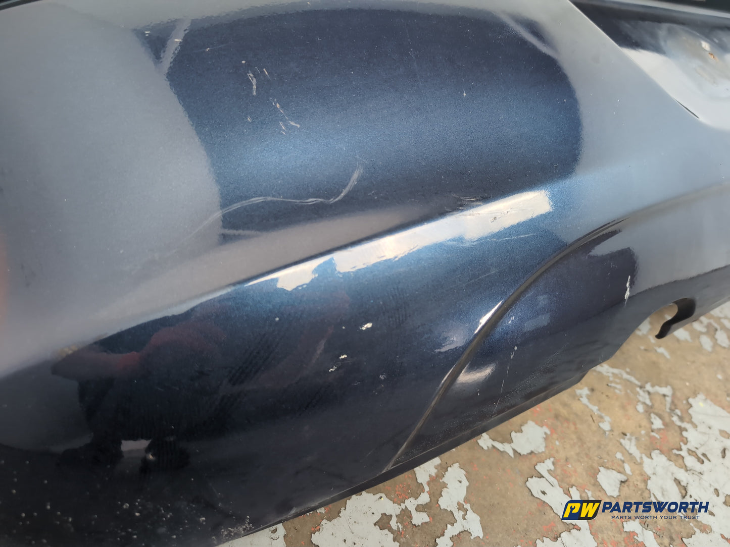Vauxhall Corsa Se Hatchback Rear Bumper Blue Z22a 2006-2011 - photo 6