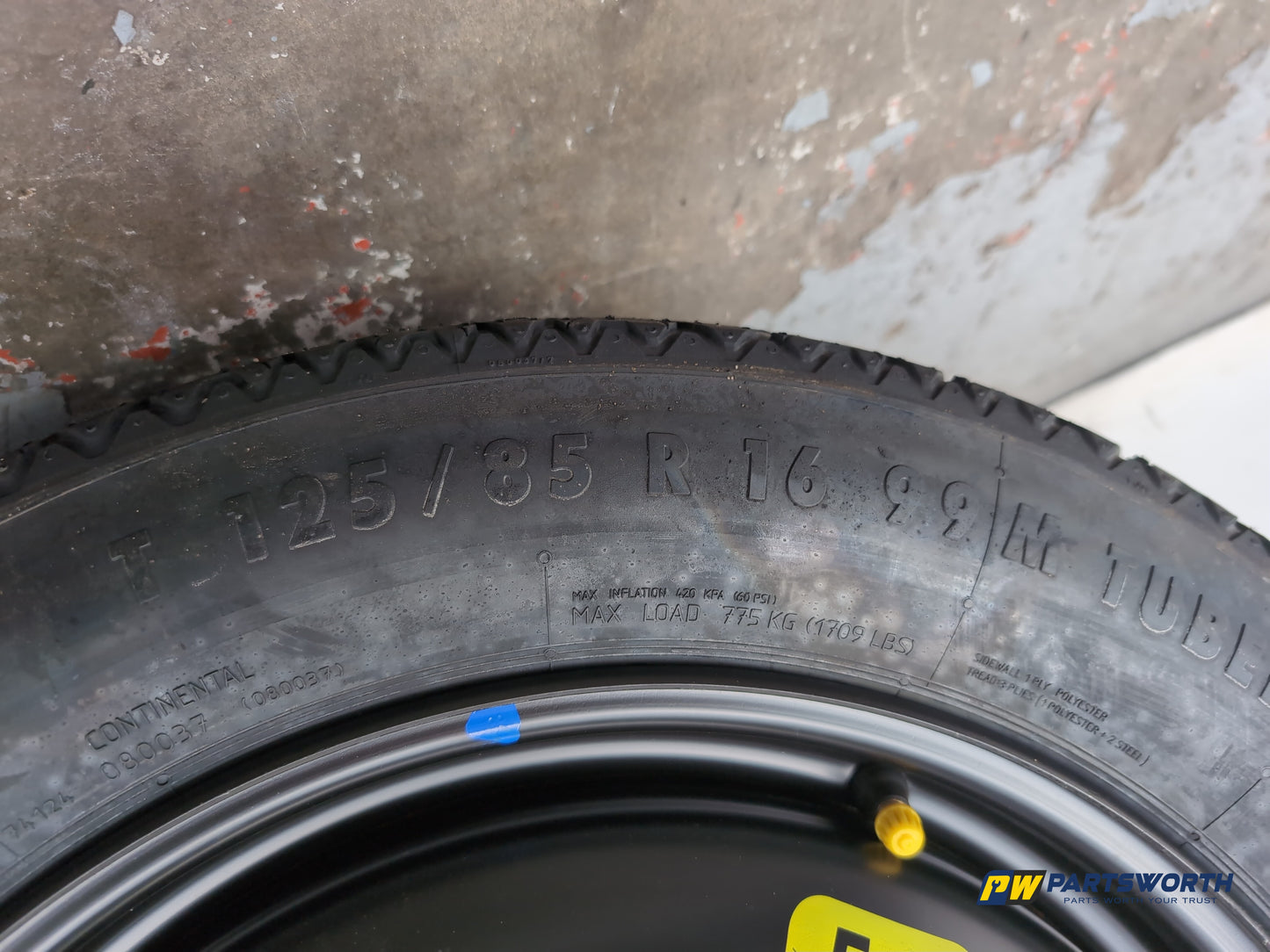 Peugeot 308 Allure Blue Hdi Space Saver Spare Wheel And Tool Kit 125/85 R16 - photo 6