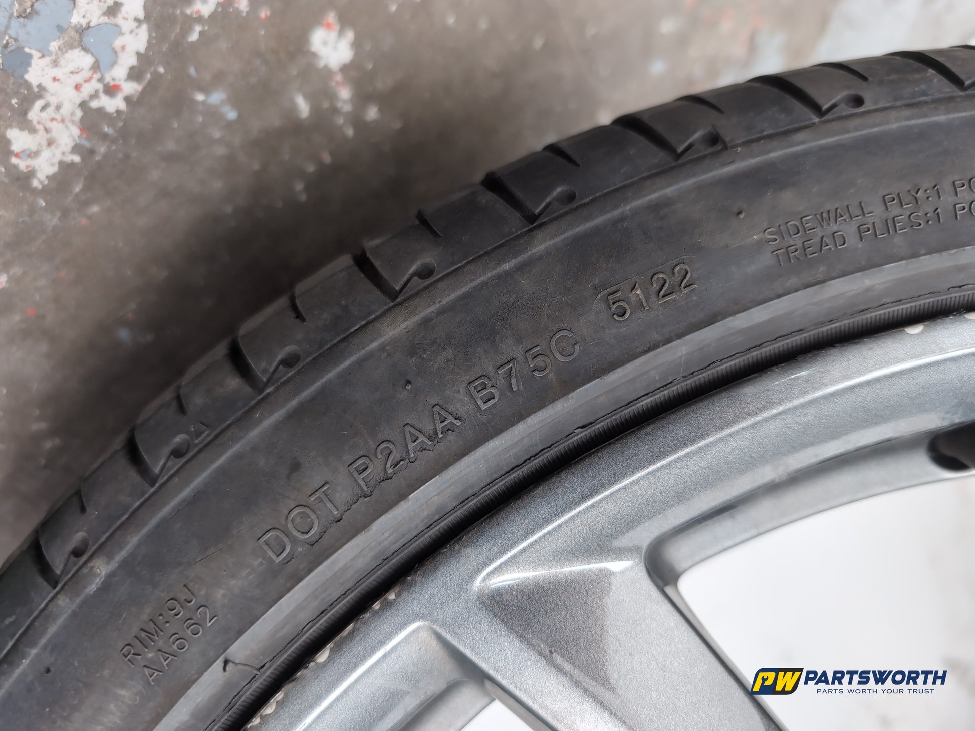 Audi A6 S Line Black Ed Tdi Quat Sa Wheel With Tyre 255/35 R20 4g9601025m - photo 6
