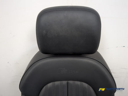Audi A6 S Line Black Ed Tdi Quat Sa Leather Heated Seat Front Lh Passenger Side - photo 6