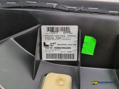 Audi A6 S Line Black Ed Tdi Quat Rear Left Seat Cover Trim 4g085703aj 2011-2018 - photo 6