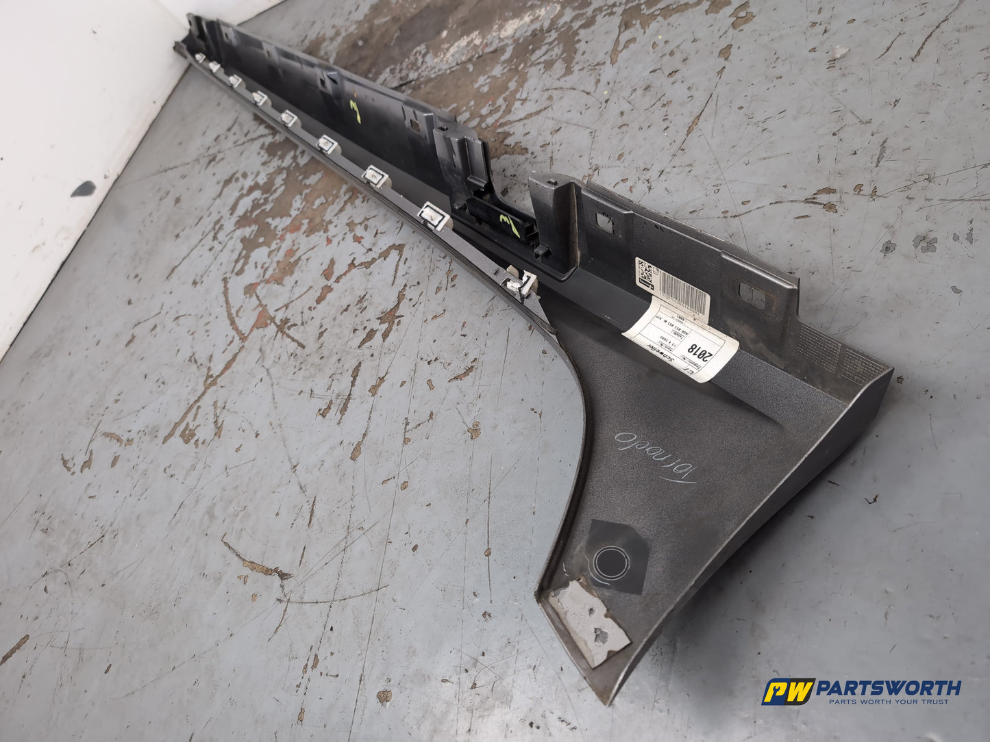 Audi A6 S Line Side Skirt Lh Passenger Side Grey Lx7p 4g0853859 2014-2018 - photo 6