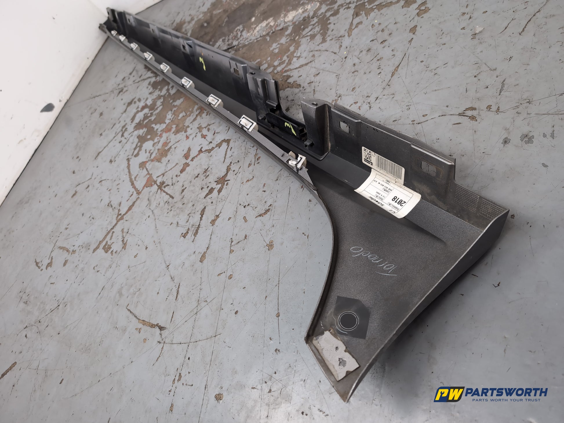 Audi A6 S Line Side Skirt Lh Passenger Side Grey Lx7p 4g0853859 2014-2018 - photo 6