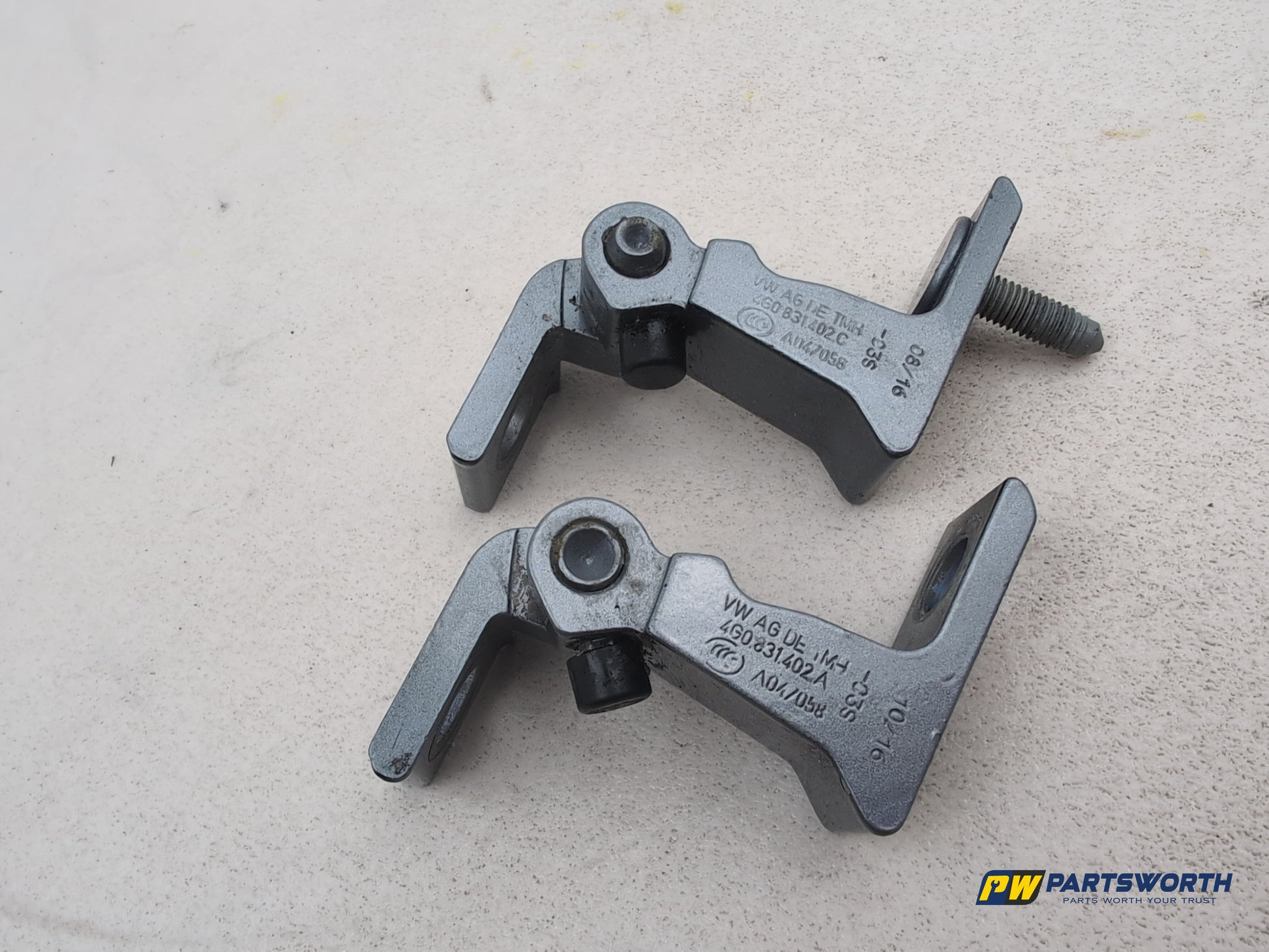 Audi A6 S Line Black Ed Rear Driver Side Door Hinge Pair 4g0831402c 2011-2018 - photo 6