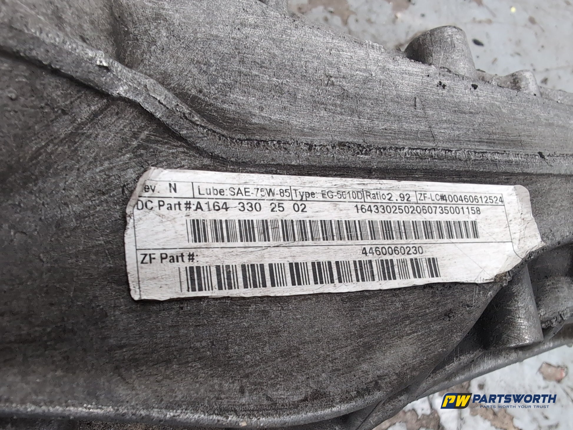 Mercedes R320 R-Class W251 3.0l Diesel Differential Front 4460310030 2006-2013 - photo 6