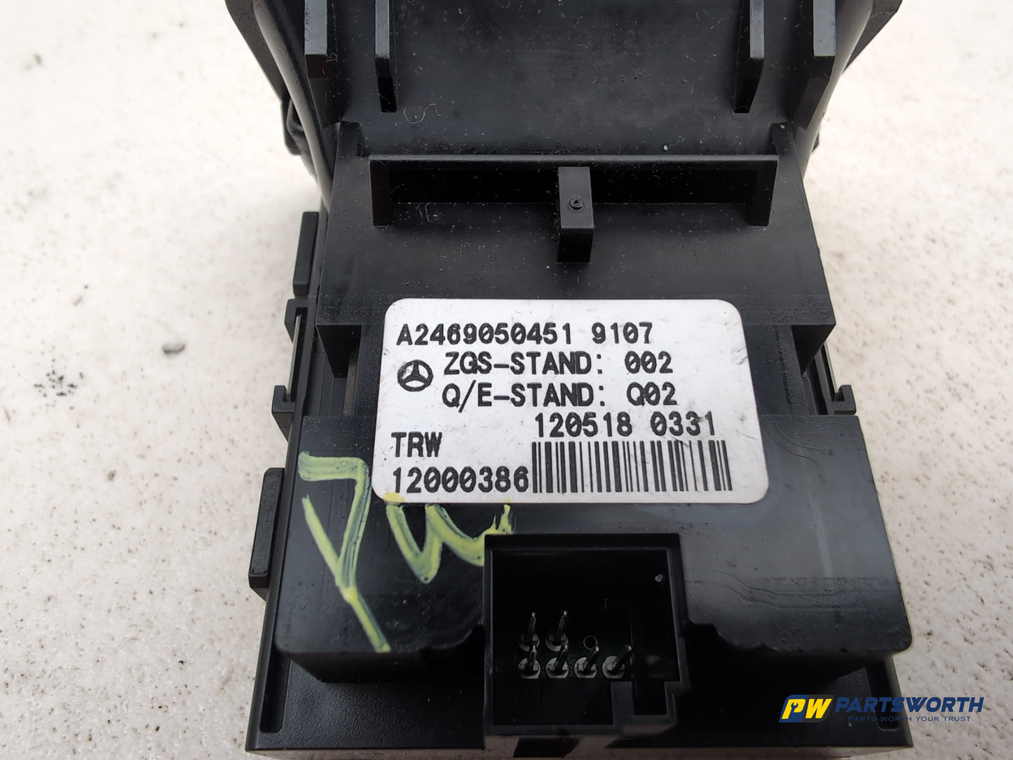 Mercedes-Benz B180 B-Class W246 Park Brake Handbrake Parking Control Switch - photo 6