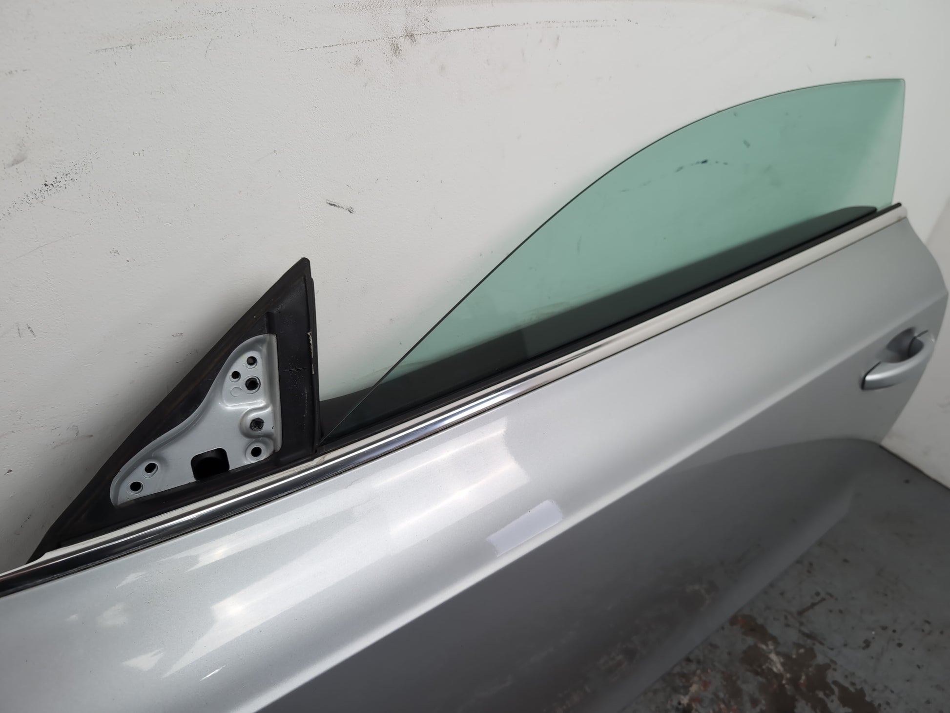 Audi A5 S Line Tdi Coupe Door Front Lh Passenger Side Ice Silver Lx7w 2007-2016 - photo 3