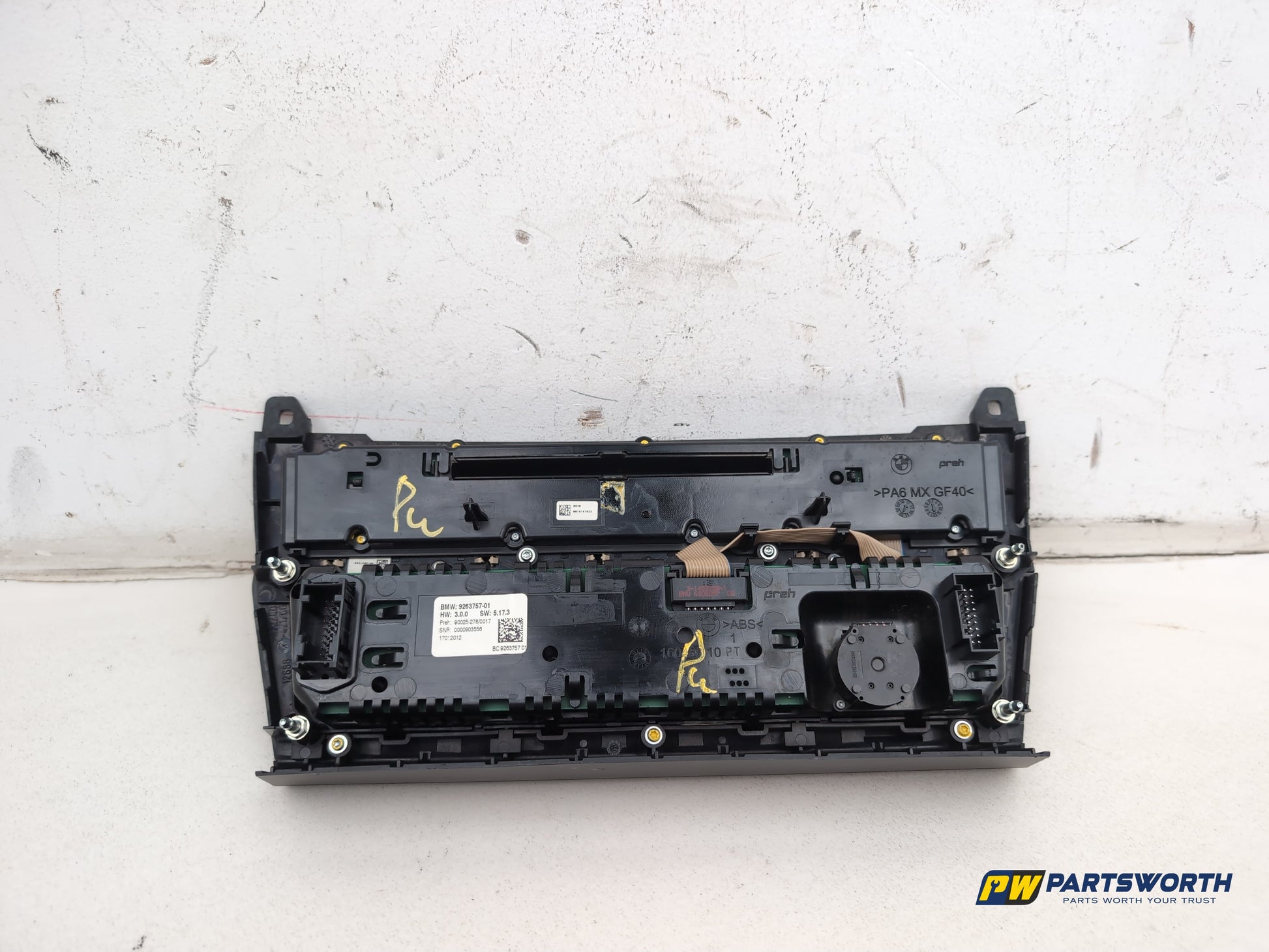 Bmw 5 Series 520d Se Auto F10 Heater Control Assembly 9263757 2010-2017 - photo 6