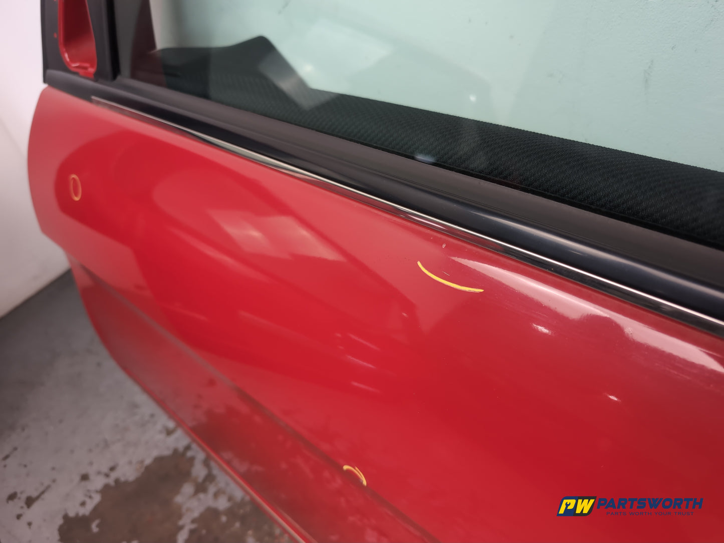 Mercedes-Benz B160 B-Class W245 Mpv Door Front Lh Passenger Side Jupiter Red 589 - photo 6